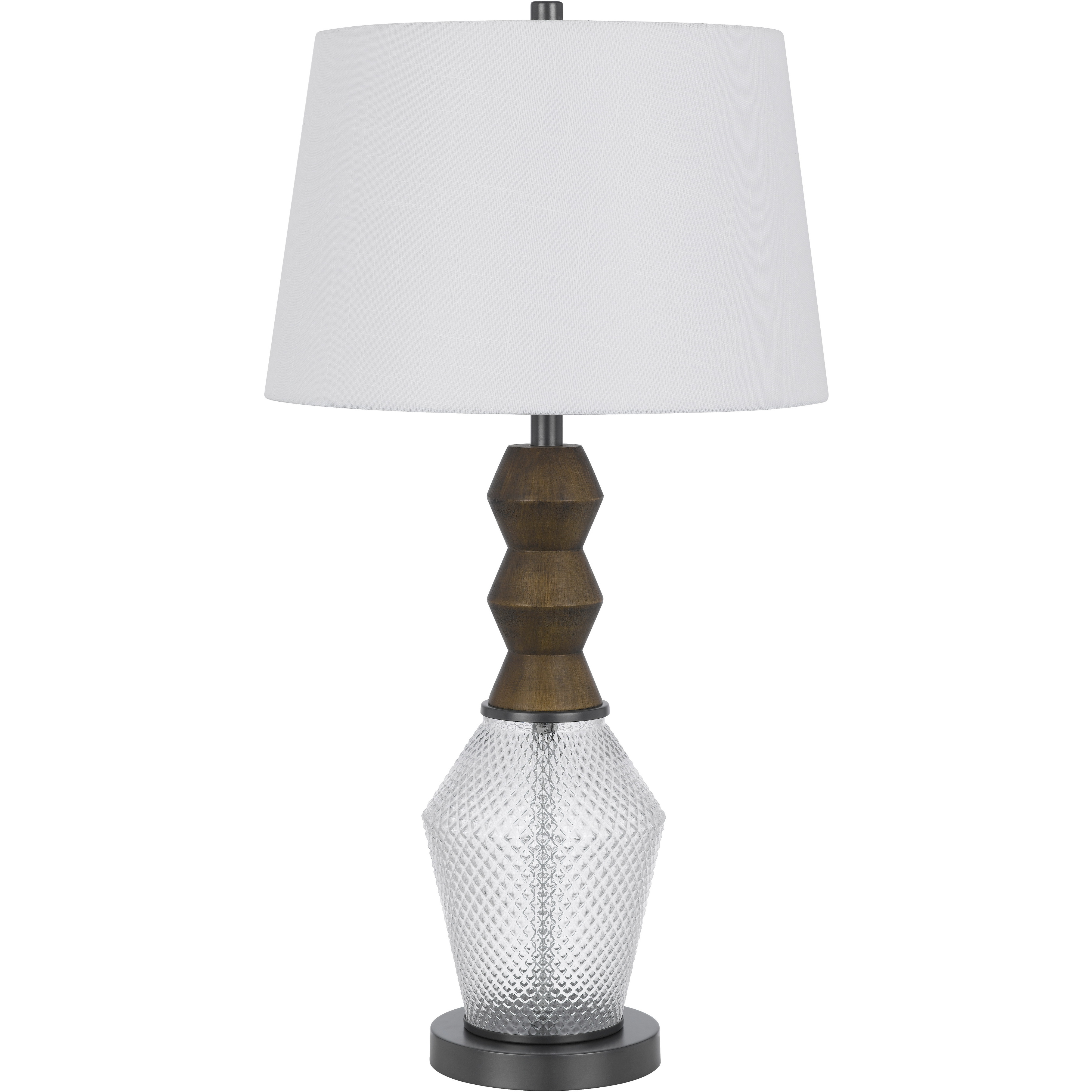Harlan 32.5 inch 100.00 watt Dark Oak and Iron Grey Table Lamp Portable Light