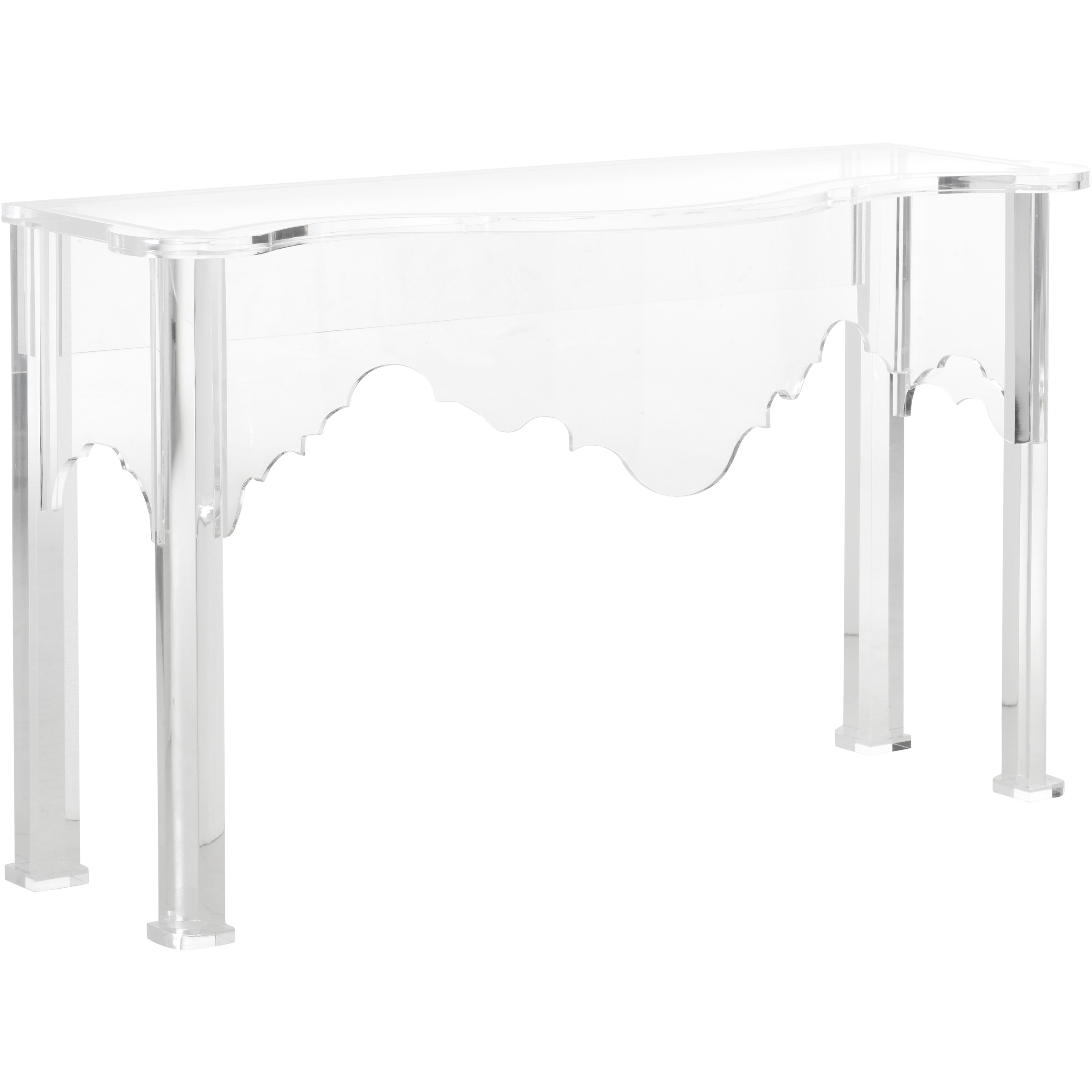 Kensington 58 inch Clear Console Table