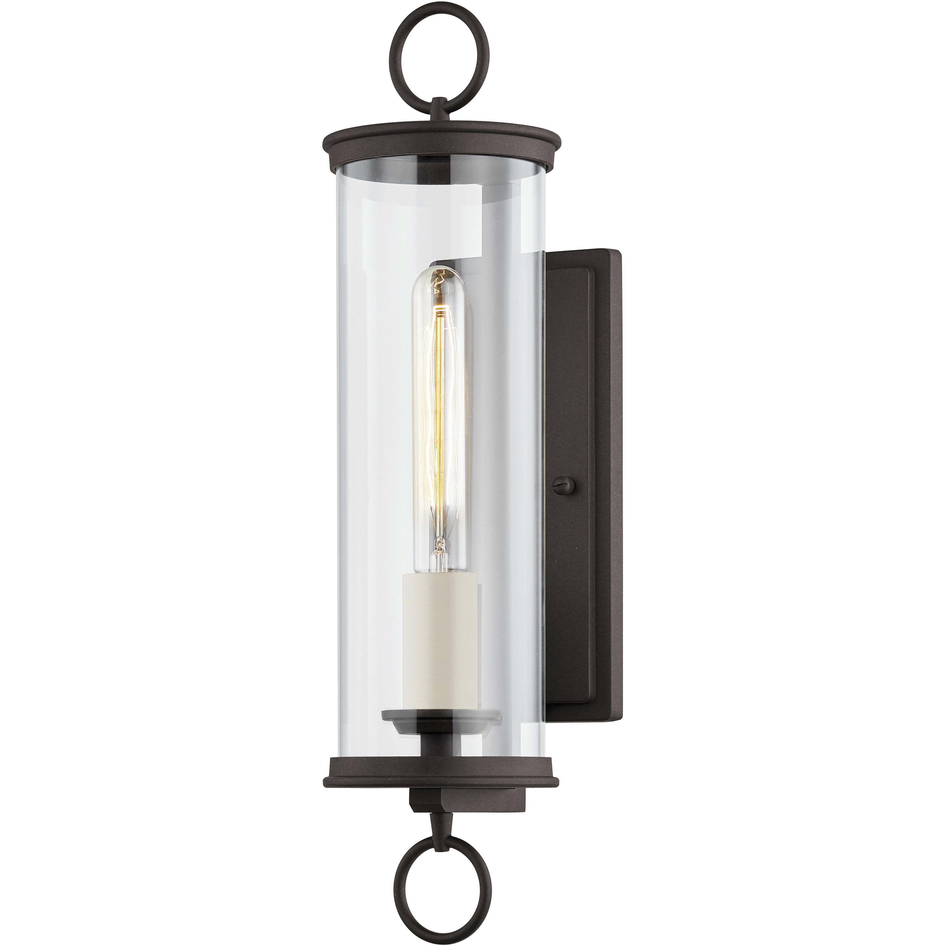 Aiden 1 Light 19.5 inch Textured Bronze Outdoor Wall Sconce
