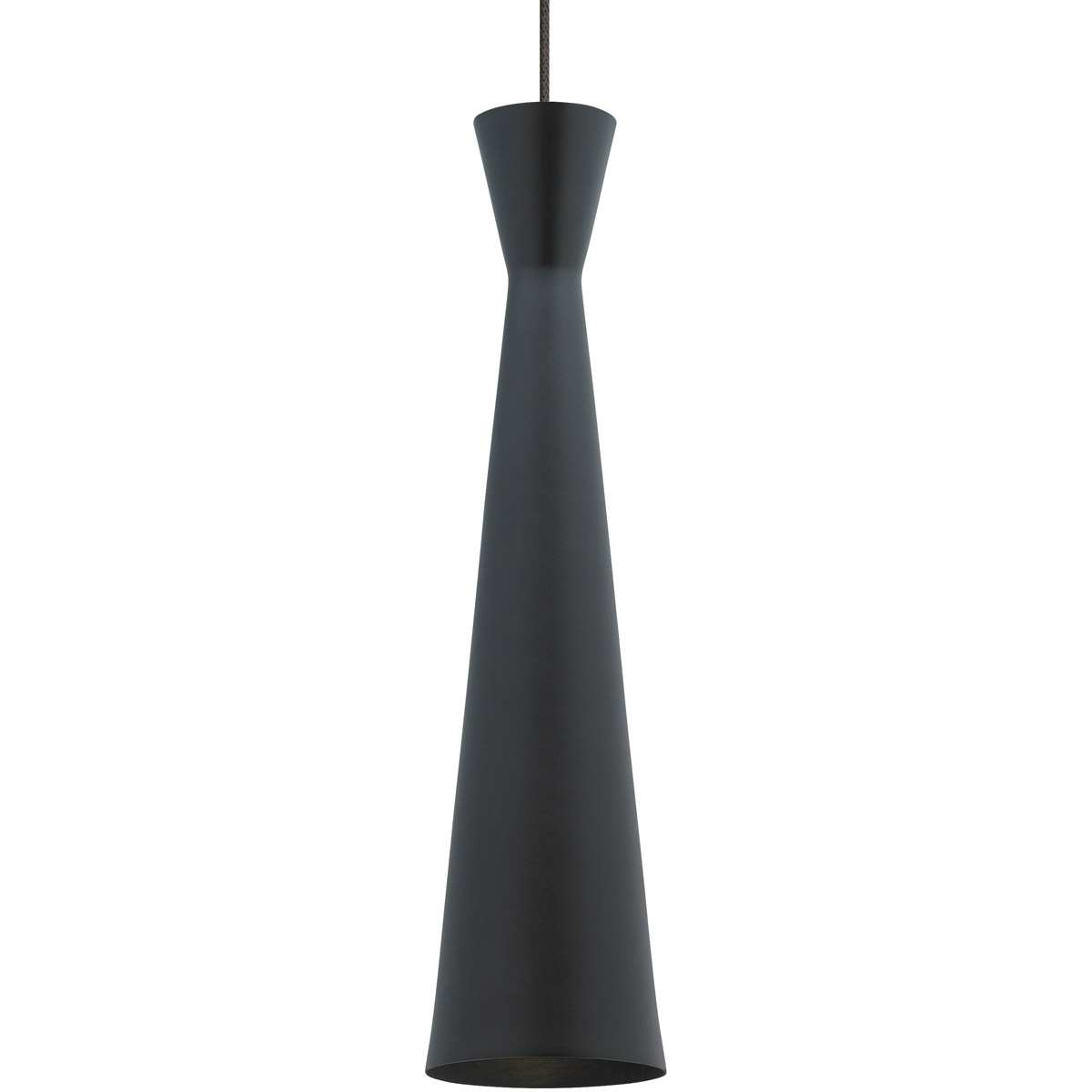 Sean Lavin Windsor 1 Light 120 Satin Nickel Low-Voltage Pendant Ceiling Light in Black, Monopoint, LED 90 CRI 3000K