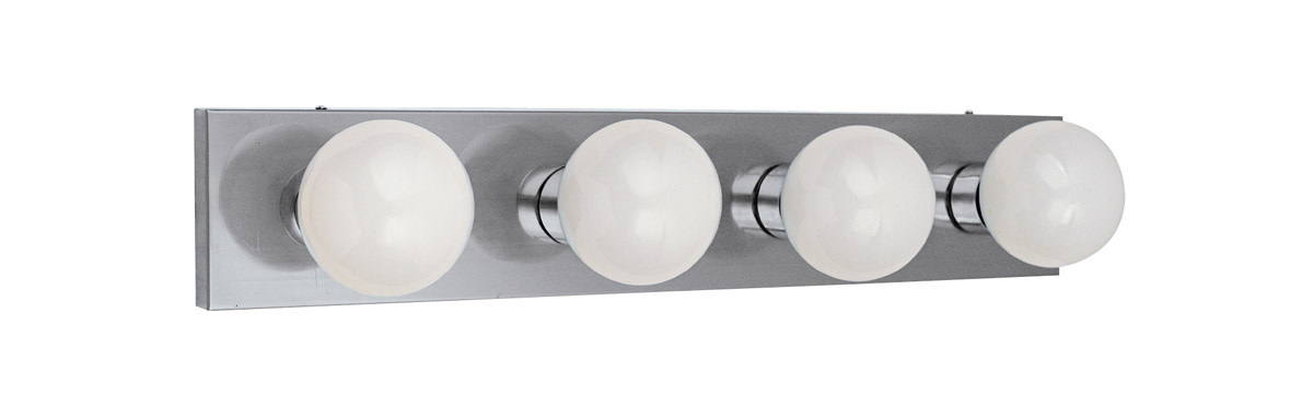 Designers Fountain Basic 4 Light Vanity Strip in Chrome 604-CH