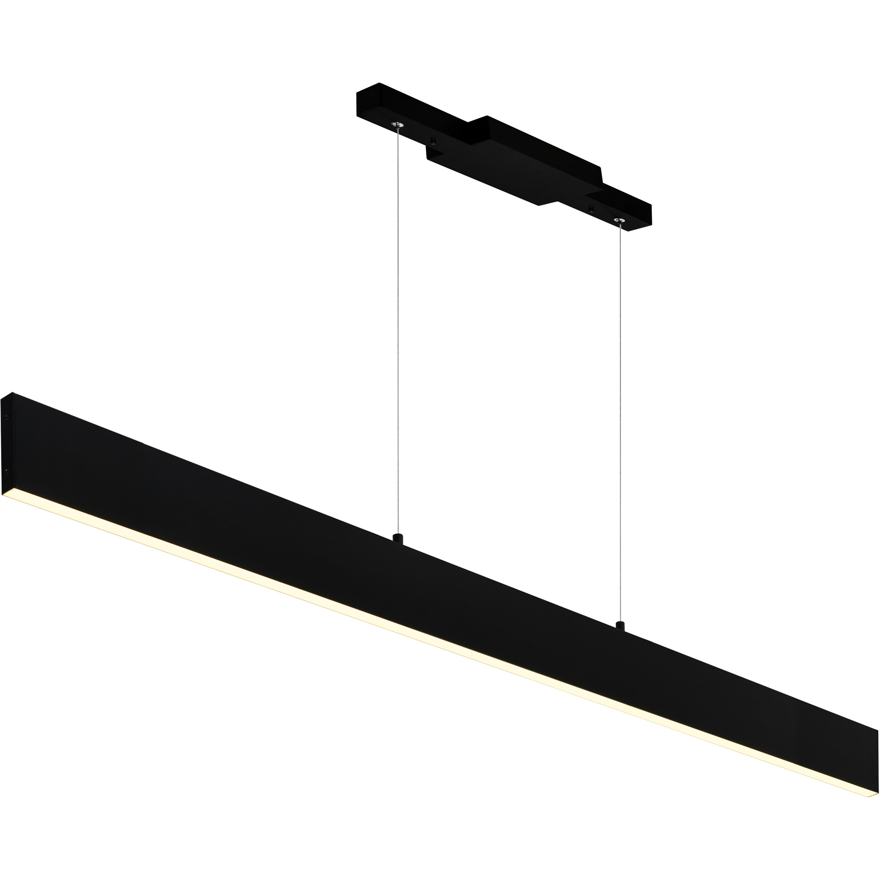 Krista LED 47 inch Satin Black Pool Table Light Ceiling Light