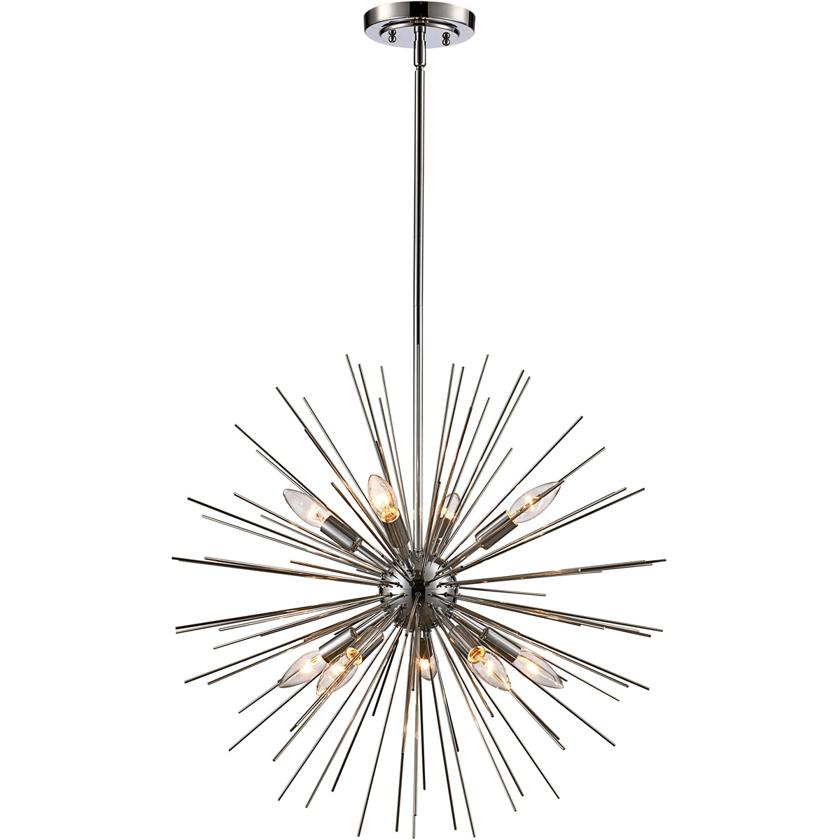 Collina 9 Light 24 inch Polished Chrome Pendant Ceiling Light