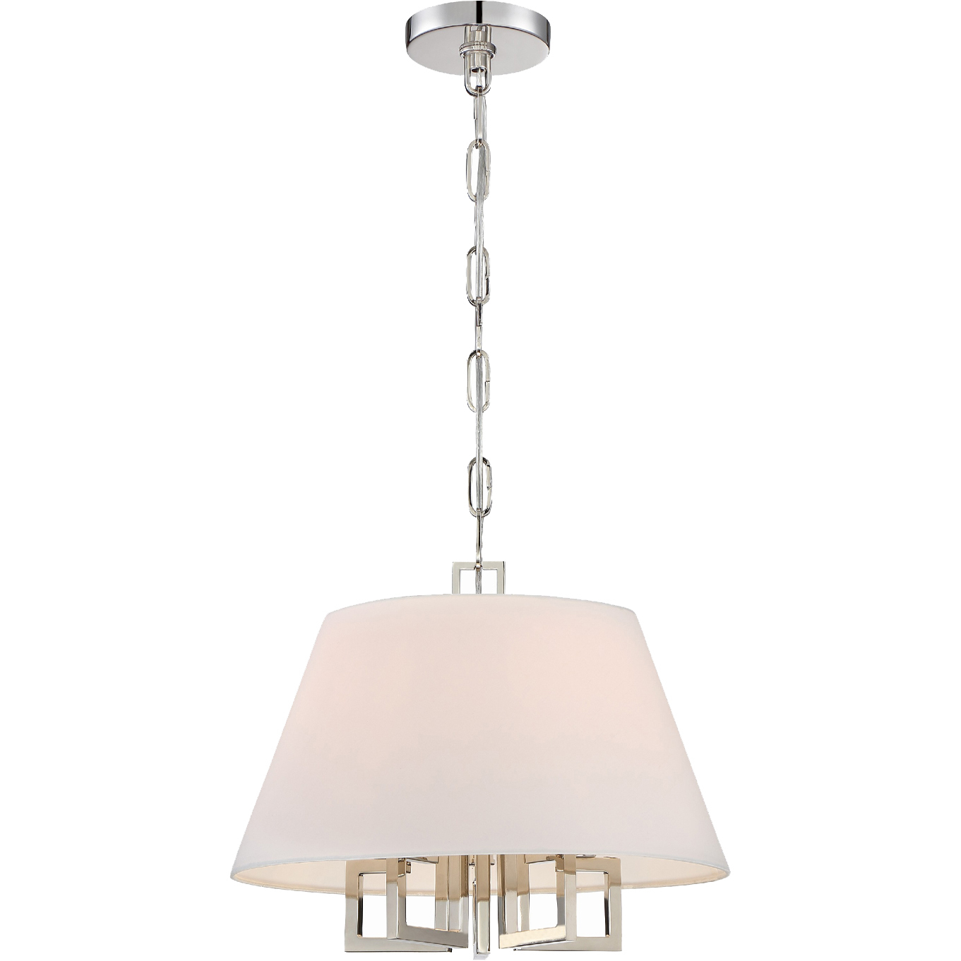 Westwood 5 Light 16 inch Polished Nickel Chandelier Ceiling Light