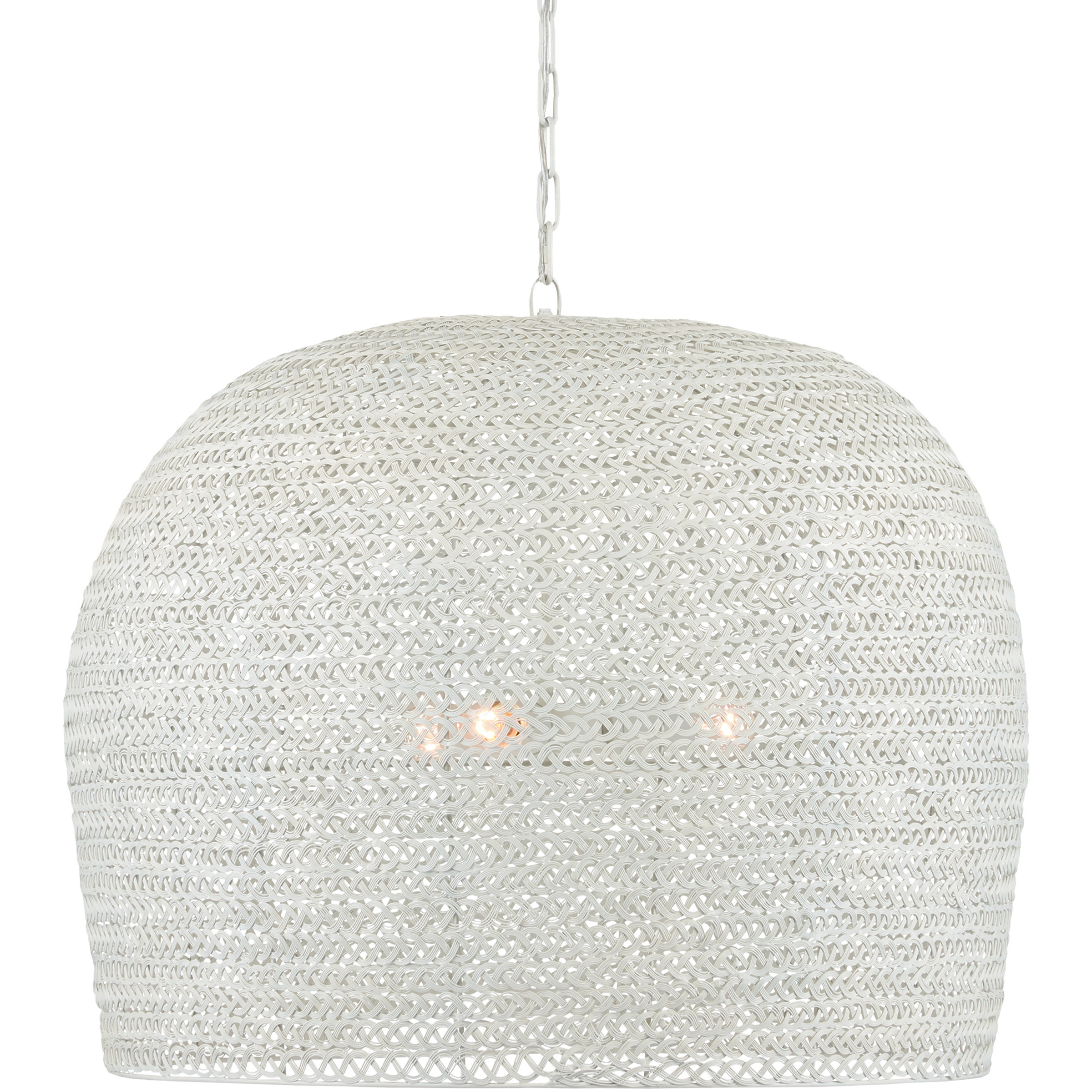Piero 3 Light 31.5 inch White Chandelier Ceiling Light, Large