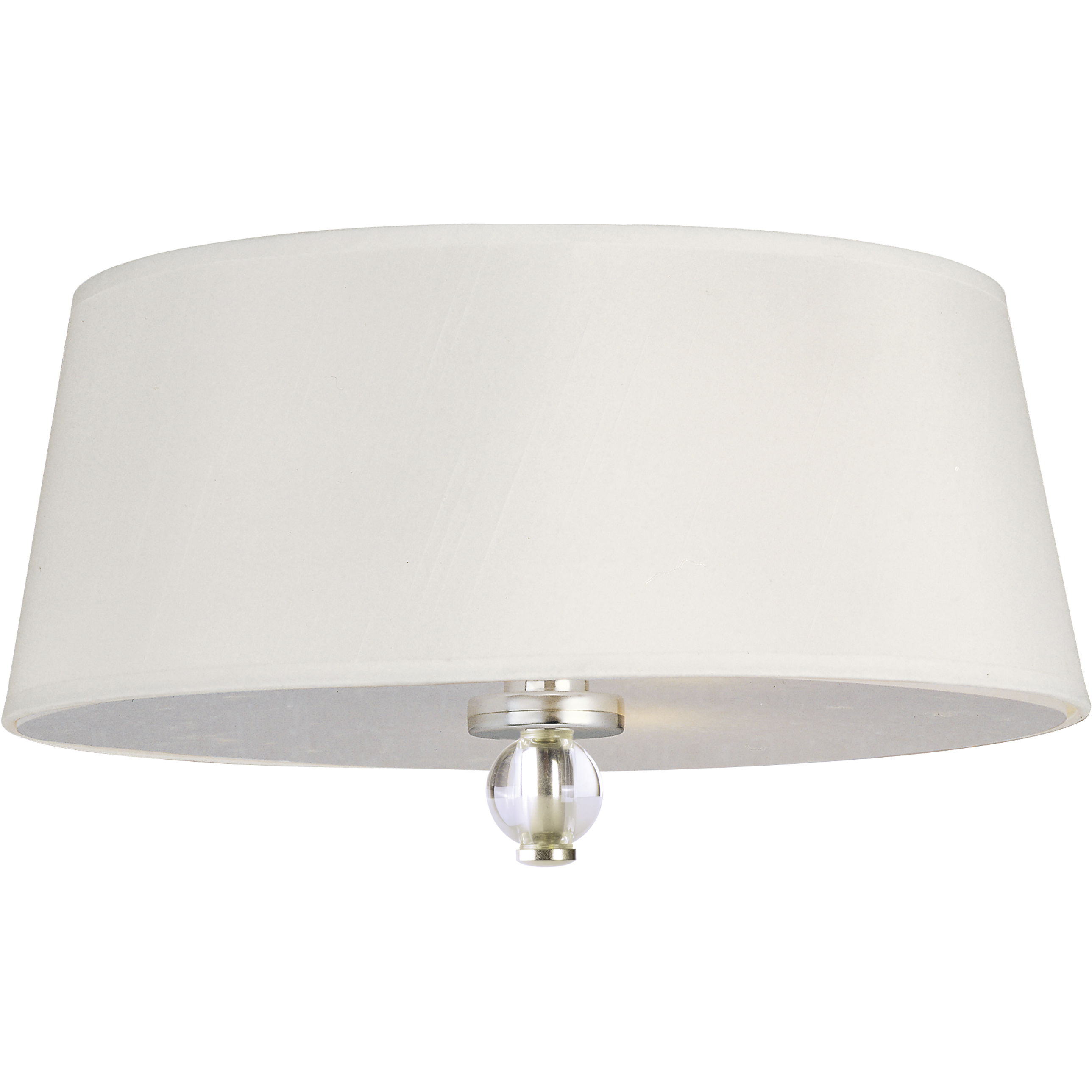 Rondo 3 Light 15 inch Polished Nickel Flush Mount Ceiling Light