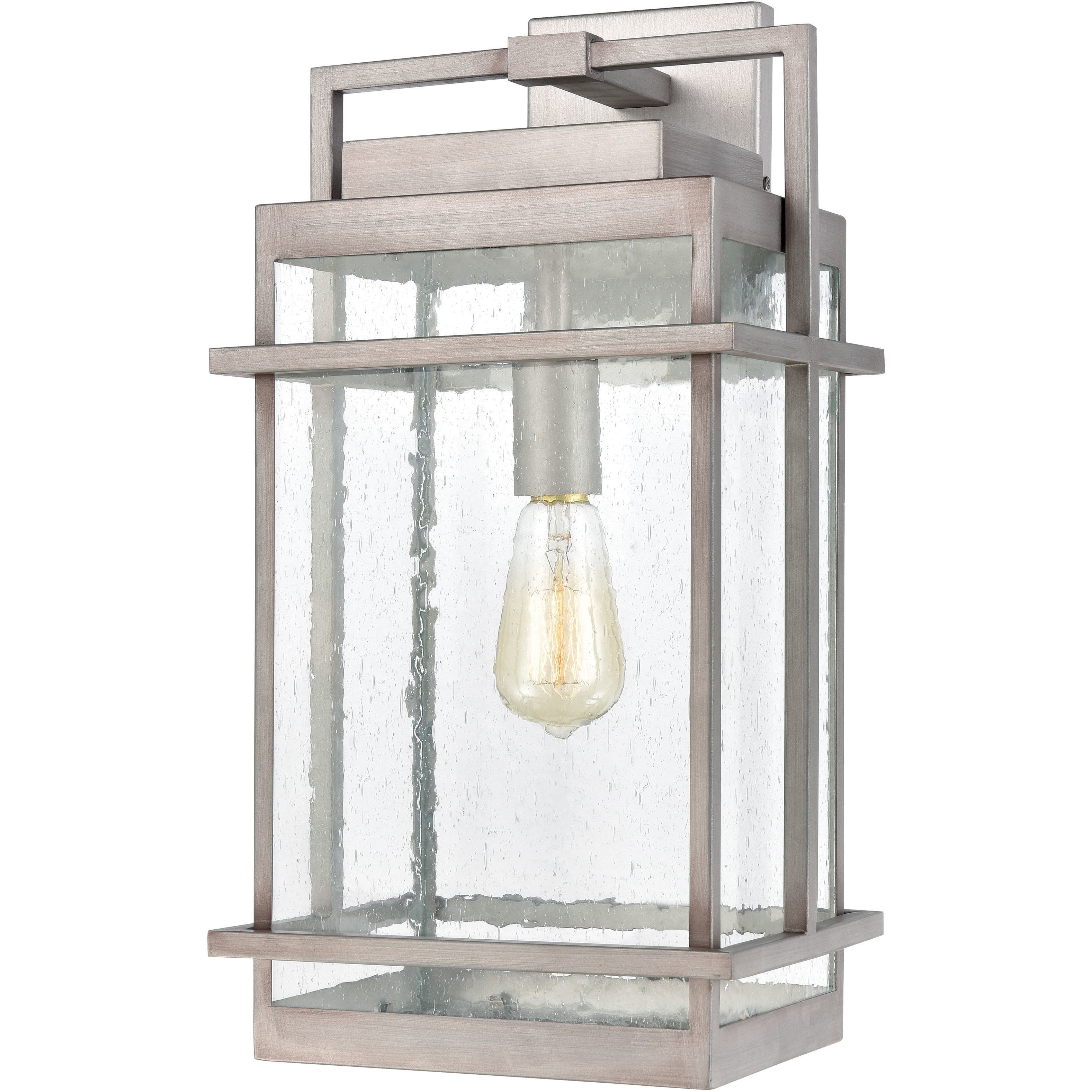 Breckenridge 1 Light 22 inch Weathered Zinc Outdoor Wall Sconce