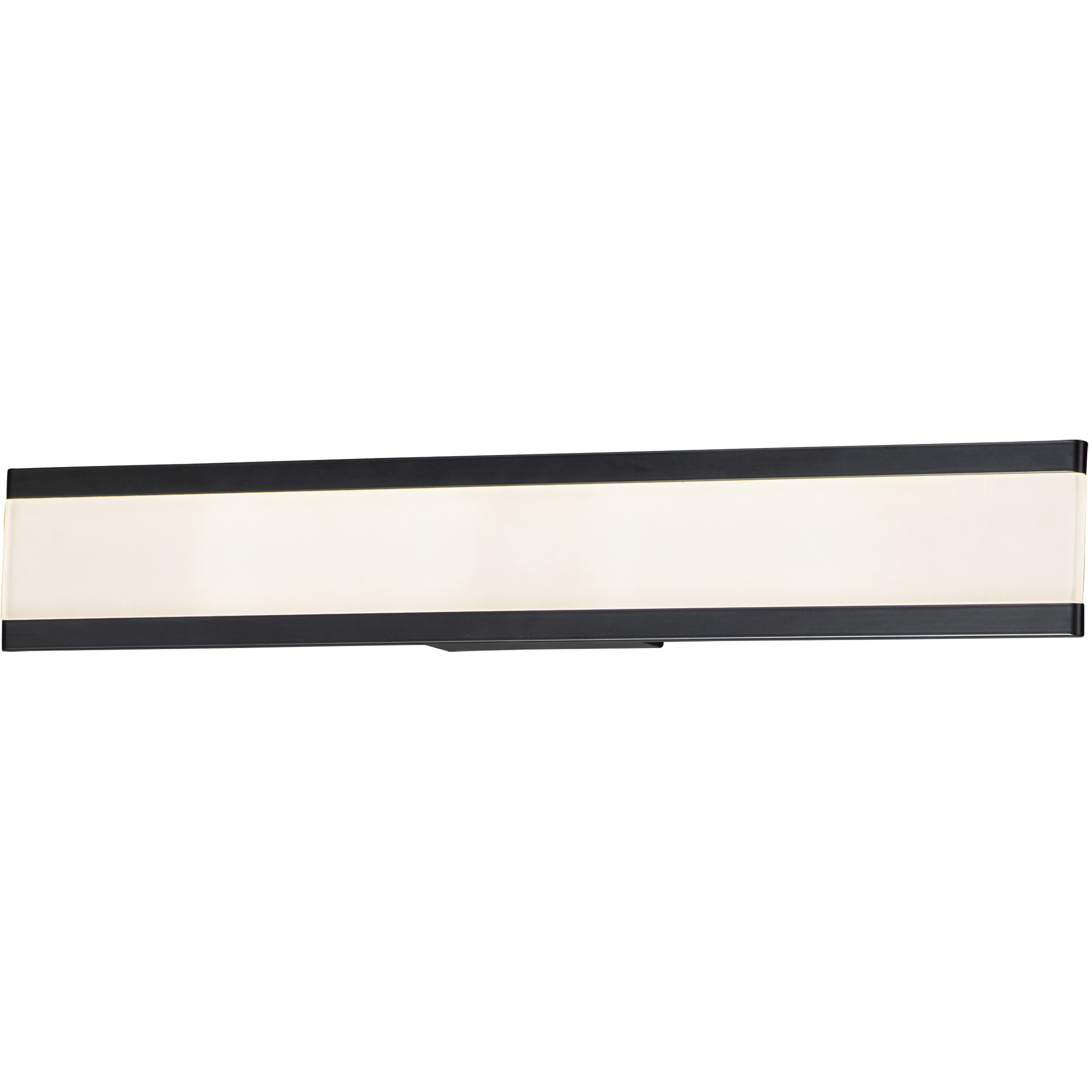 Visor LED 30 inch Black Bath Vanity Wall Light