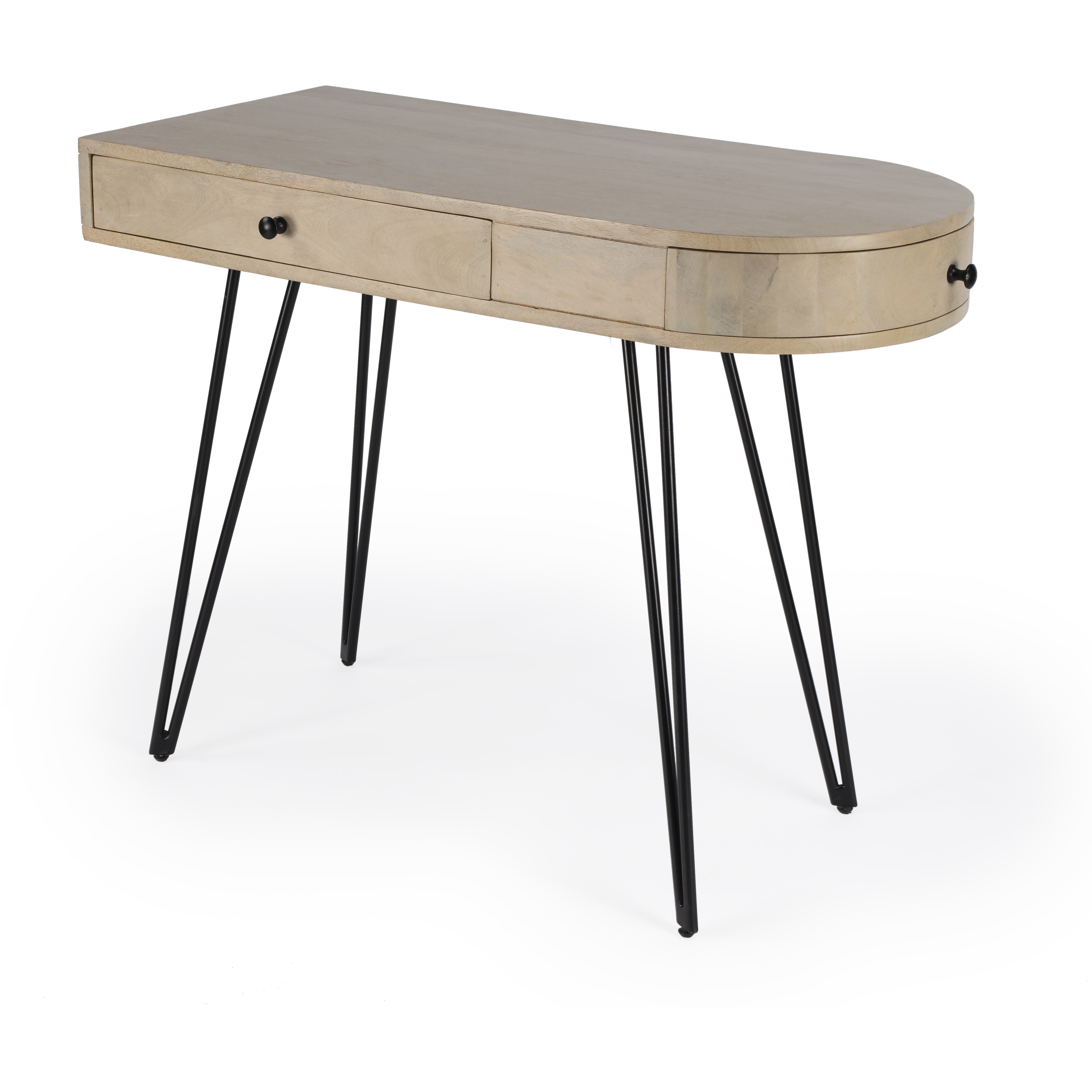 Sebastopol Reversible 2 Drawer Writing Desk in Natural