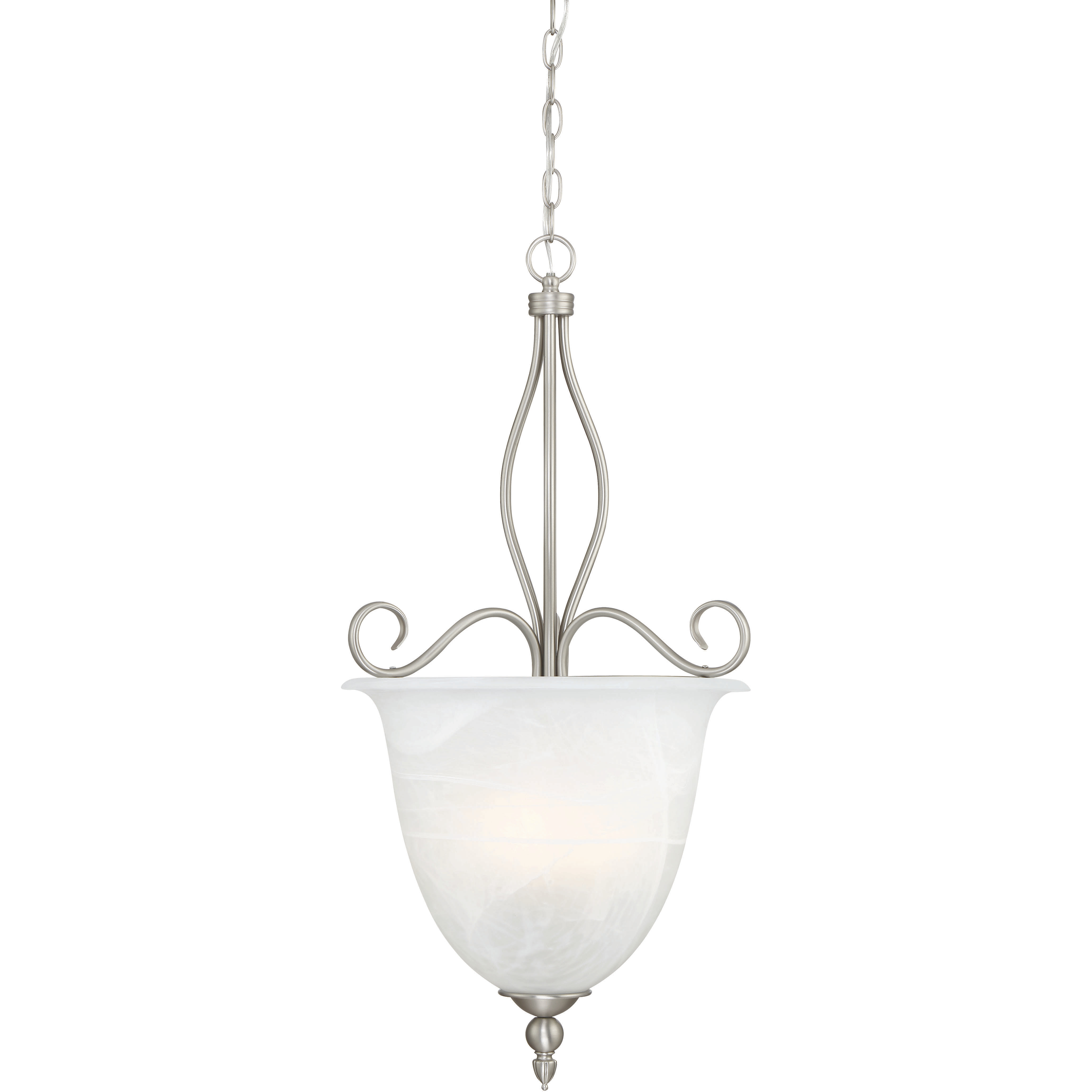 Polar 4 Light 17.5 inch Pewter Pendant Ceiling Light