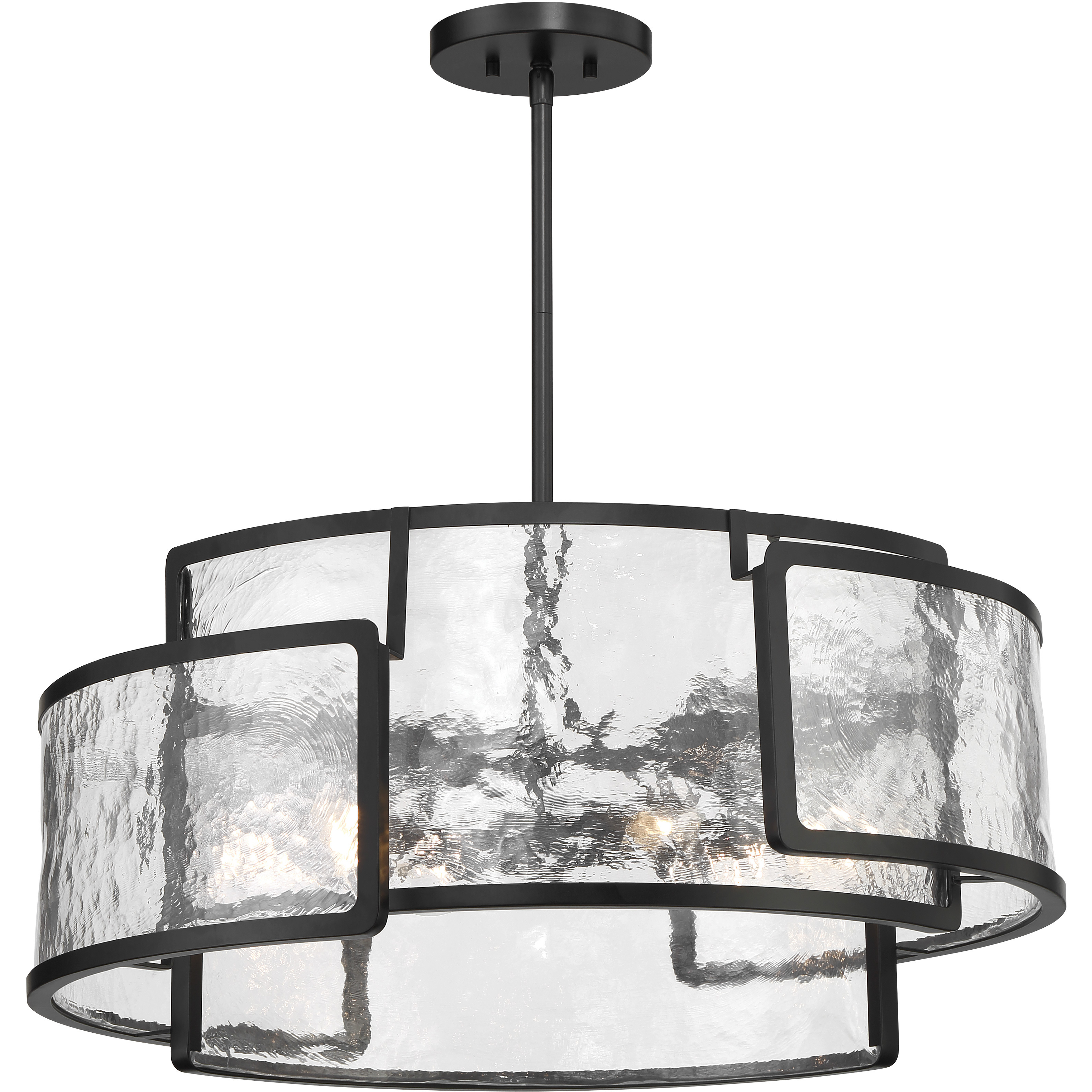 Bella Collina 6 Light 28 inch Coal Pendant Ceiling Light