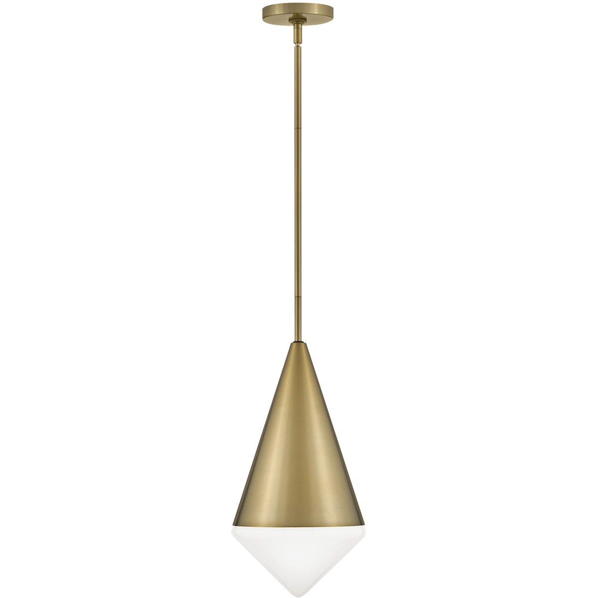 Betty LED 9.5 inch Lacquered Brass Pendant Ceiling Light