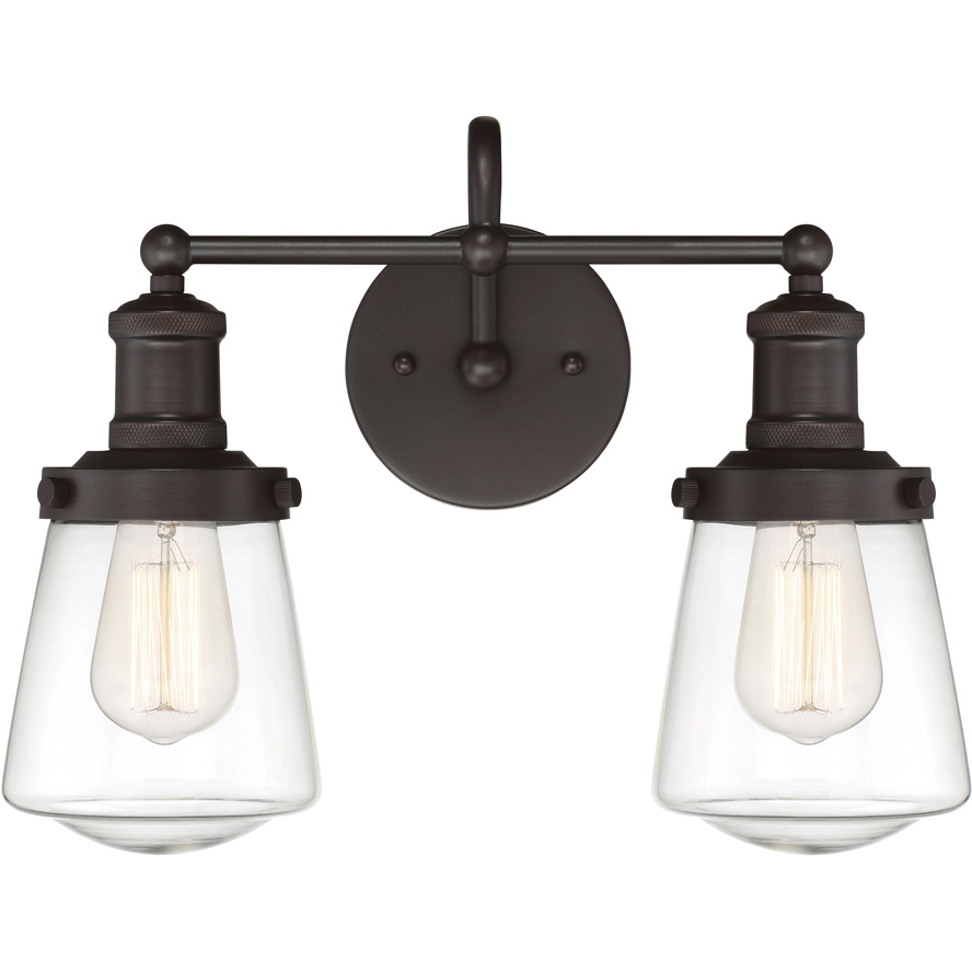 Taylor 2 Light 15 inch Satin Bronze Bath Light Wall Light