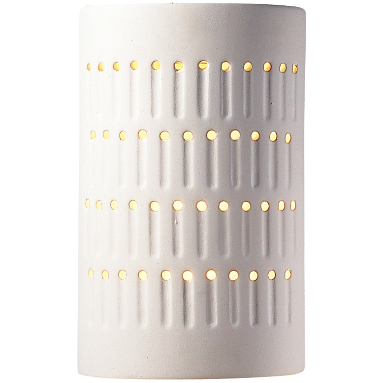 Ambiance Cactus Cylinder LED 5.75 inch Antique Copper Wall Sconce Wall Light, Small