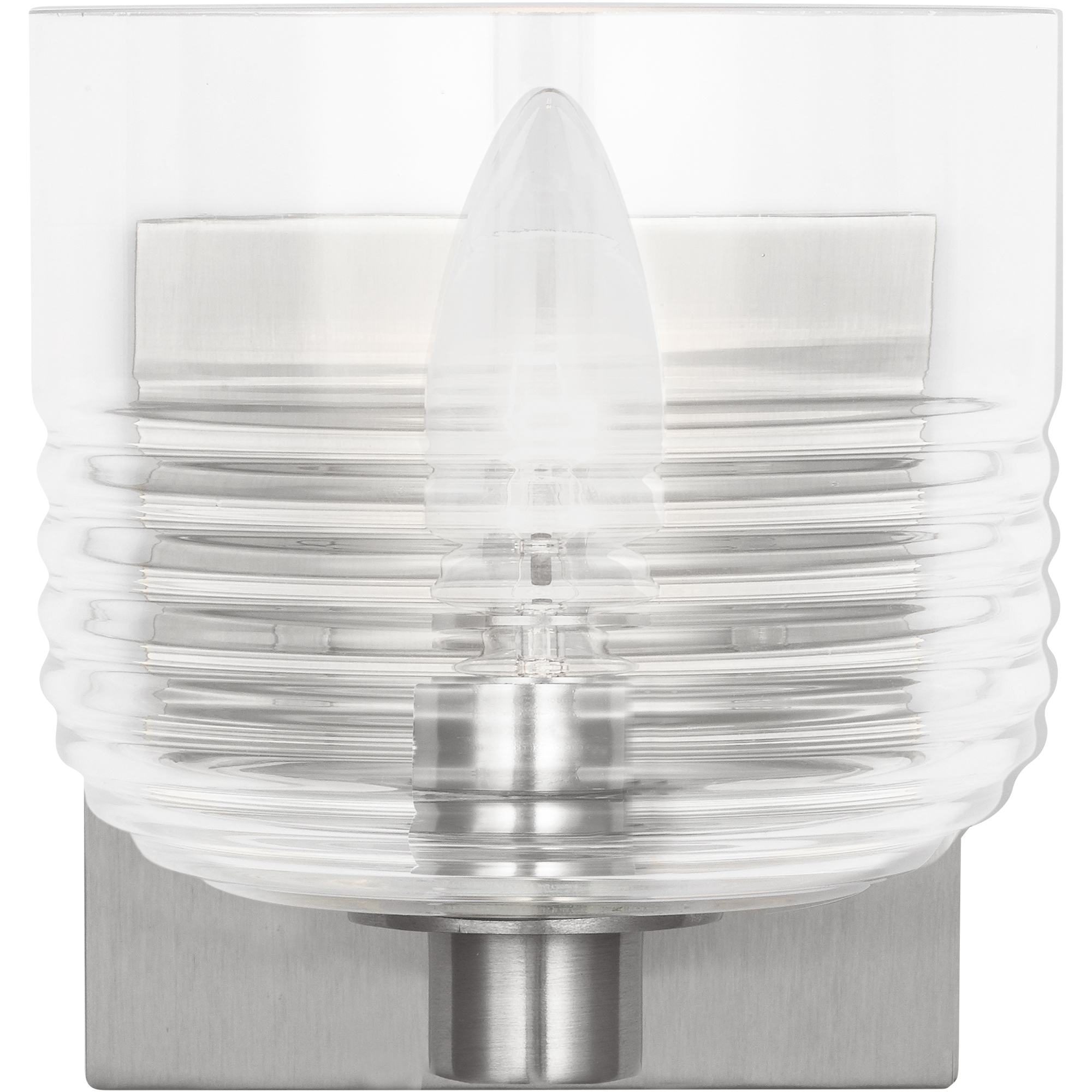 Drew & Jonathan Lochdale 1 Light 5.38 inch Brushed Nickel Sconce Wall Light, Small