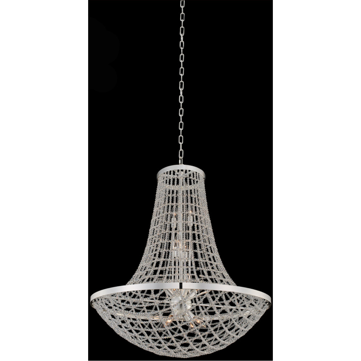 Felicity 12 Light 32 inch Polished Silver Pendant Ceiling Light