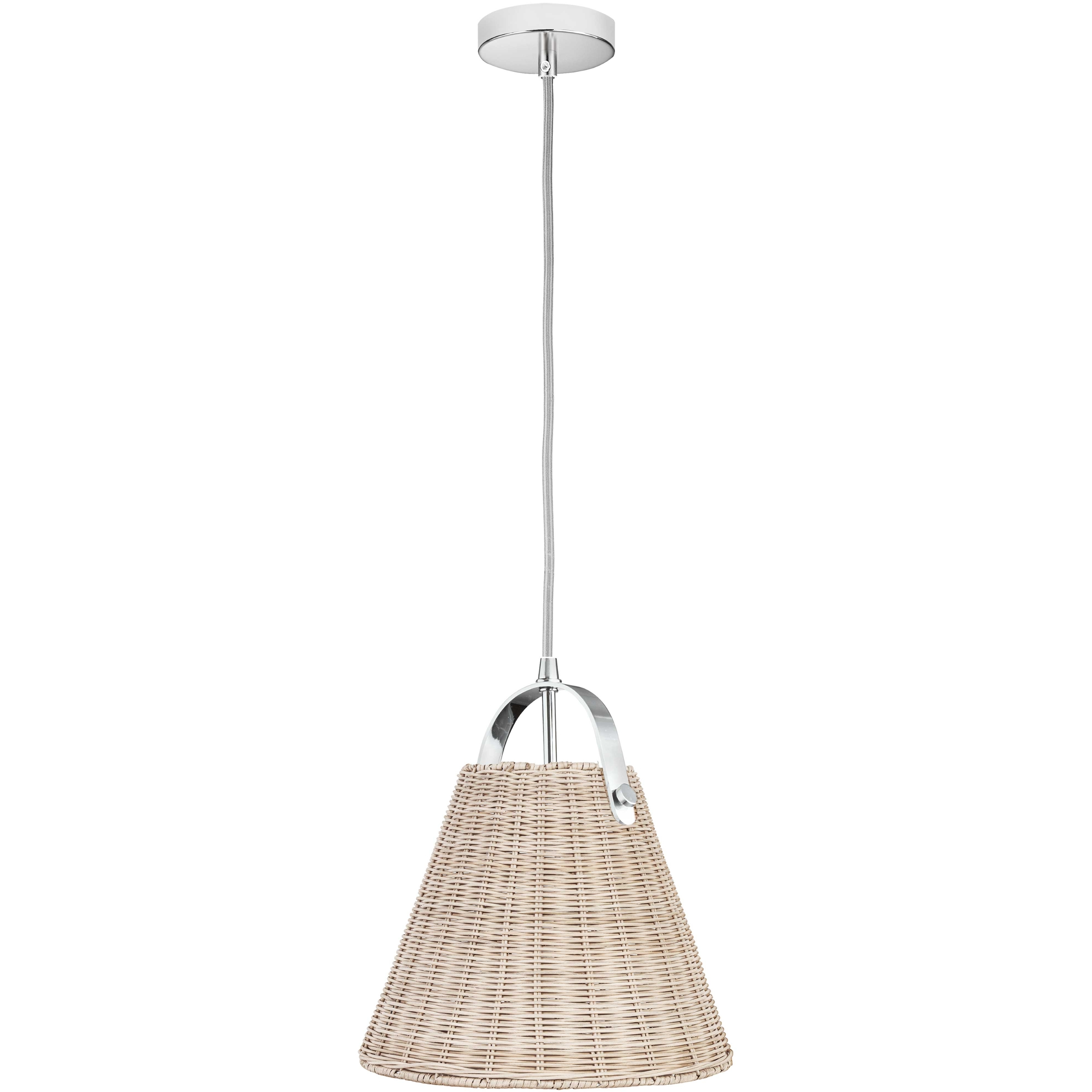 Shenandoah 1 Light 13 inch Polished Chrome Single Drop Pendant Ceiling Light
