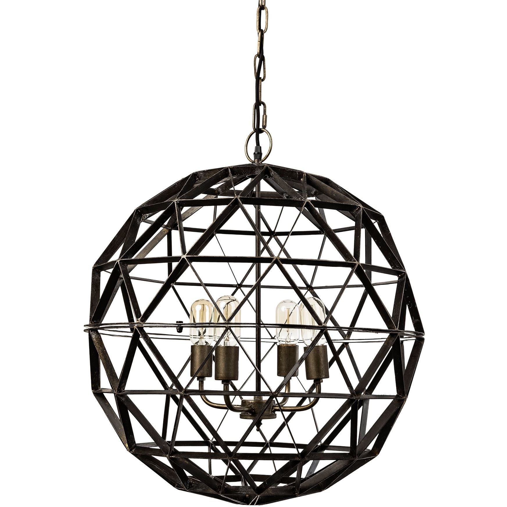 Dyson 22.5 inch Black Chandelier Ceiling Light
