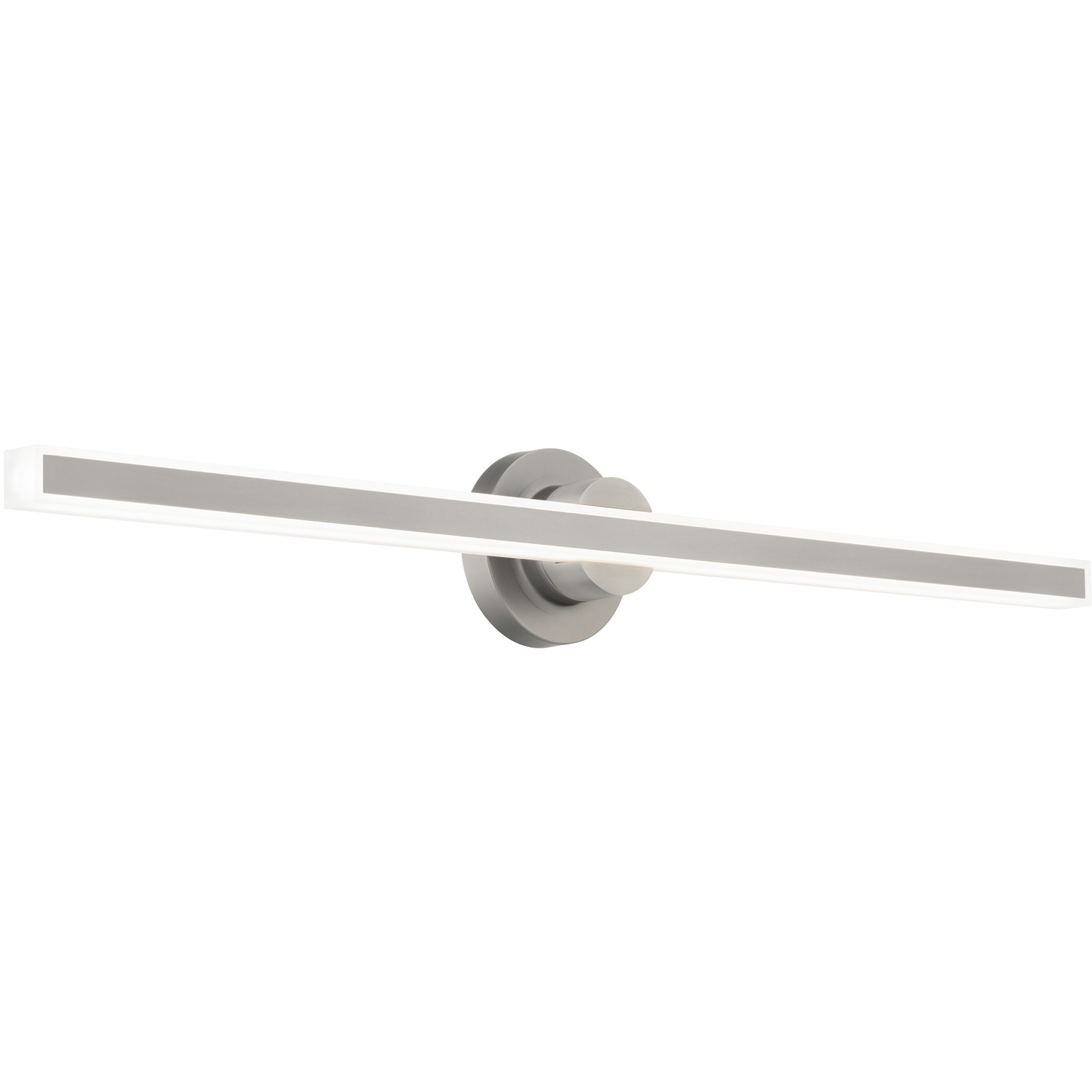 Bastone LED 36 inch Brushed Nickel Bath Vanity & Wall Light in 3500K, dweLED