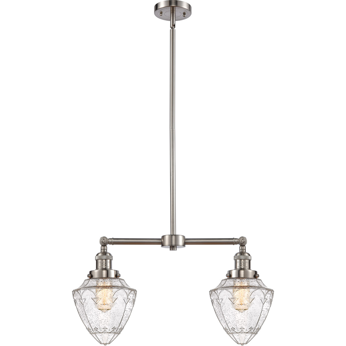 Franklin Restoration Bullet LED 24 inch Brushed Satin Nickel Island Light Ceiling Light