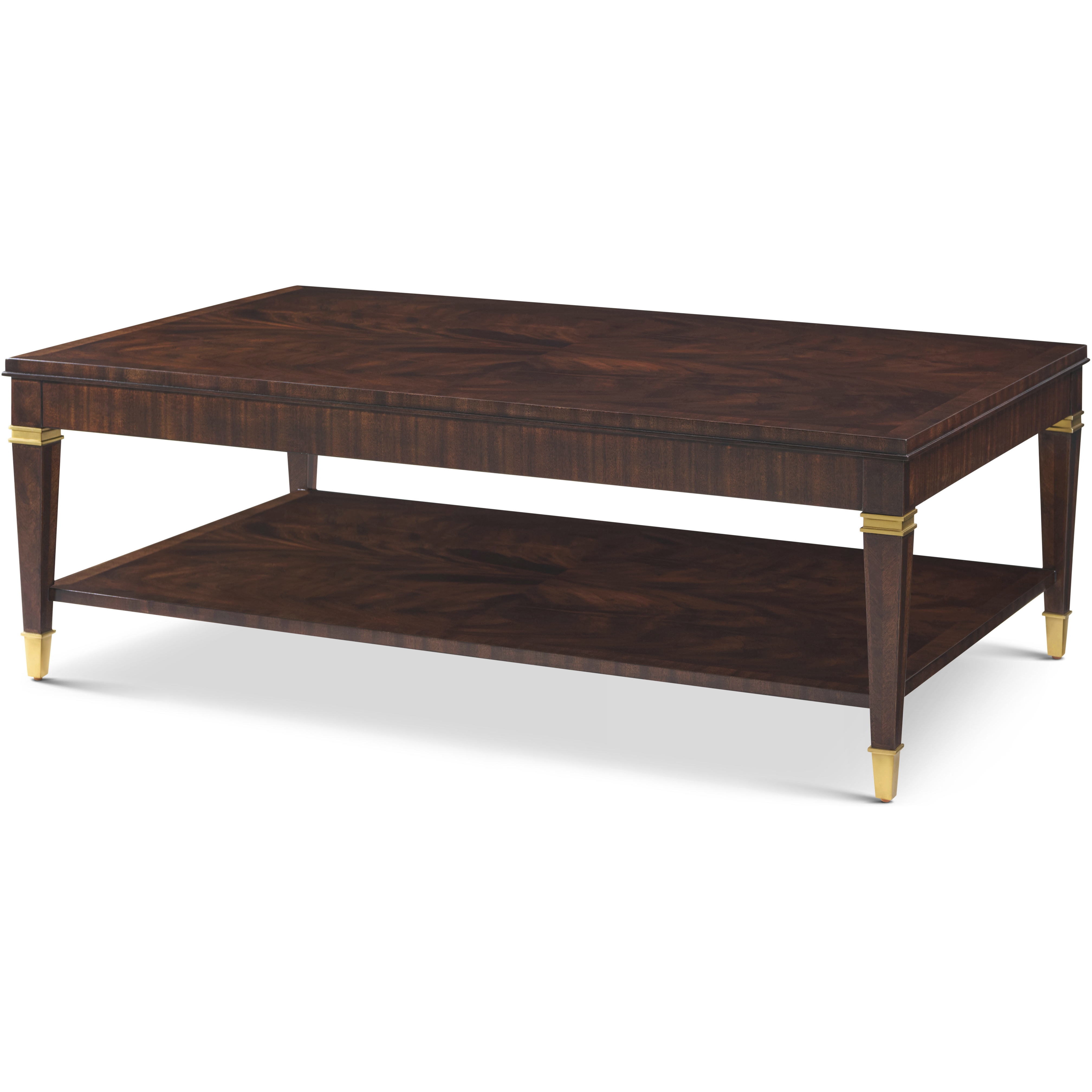 Woolfe 52.25 X 32.25 inch Cambridge Cocktail Table, Wooden, Marlborough by Alexa Hampton