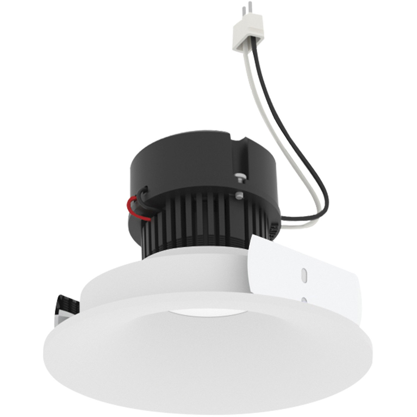 Pearl Warm White LED Round Bullnose Retrofit in Comfort Dim (3000K-2000K), 4" Retrofit
