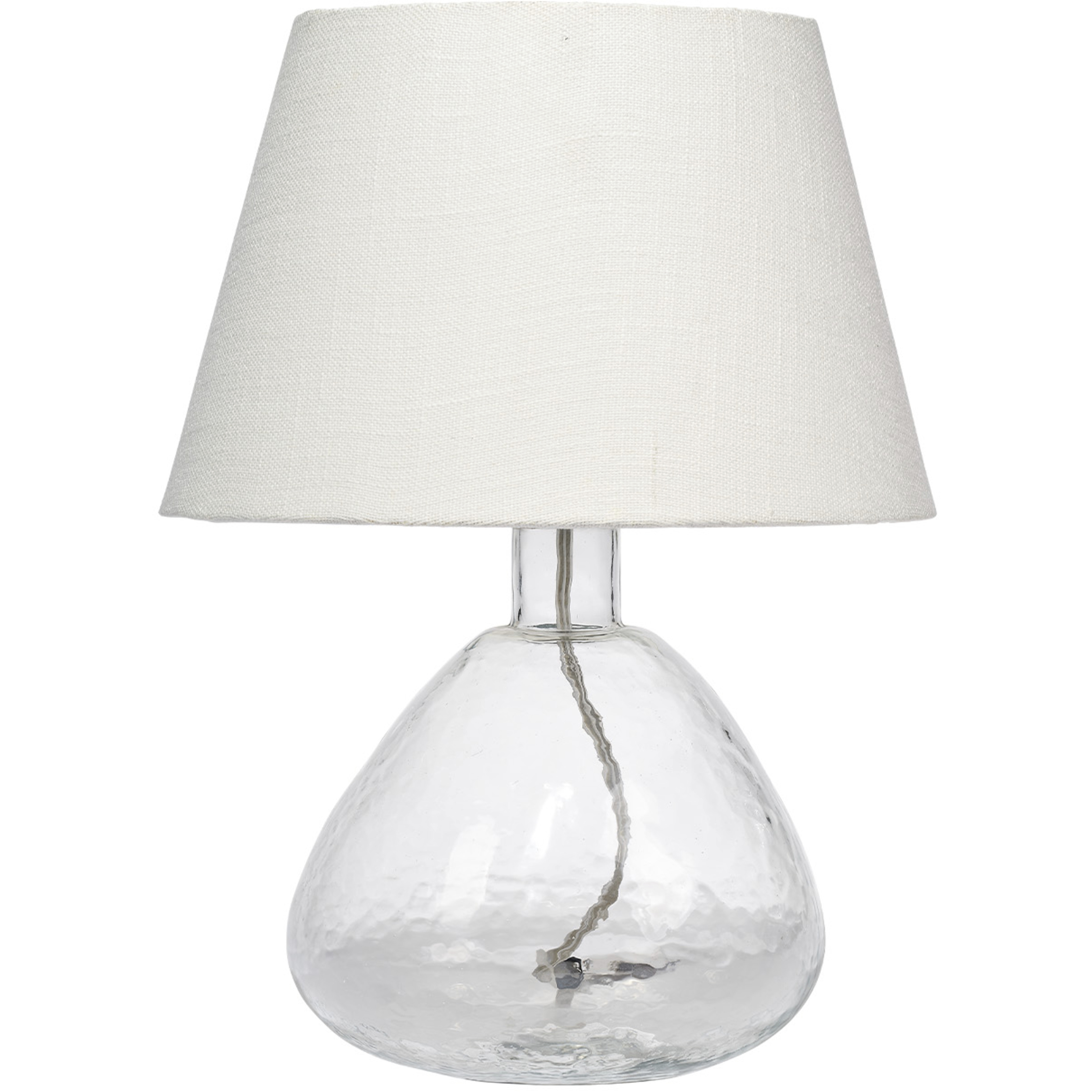 Demi 17 inch Clear Table Lamp Portable Light