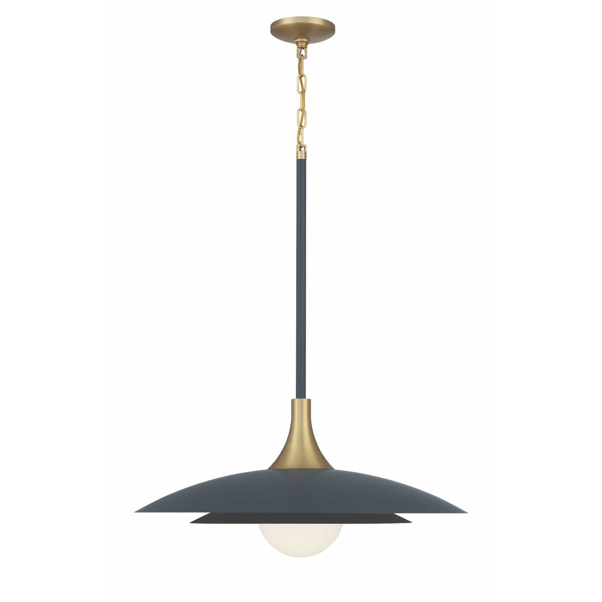 Welsh LED 24 inch Blue Pendant Ceiling Light