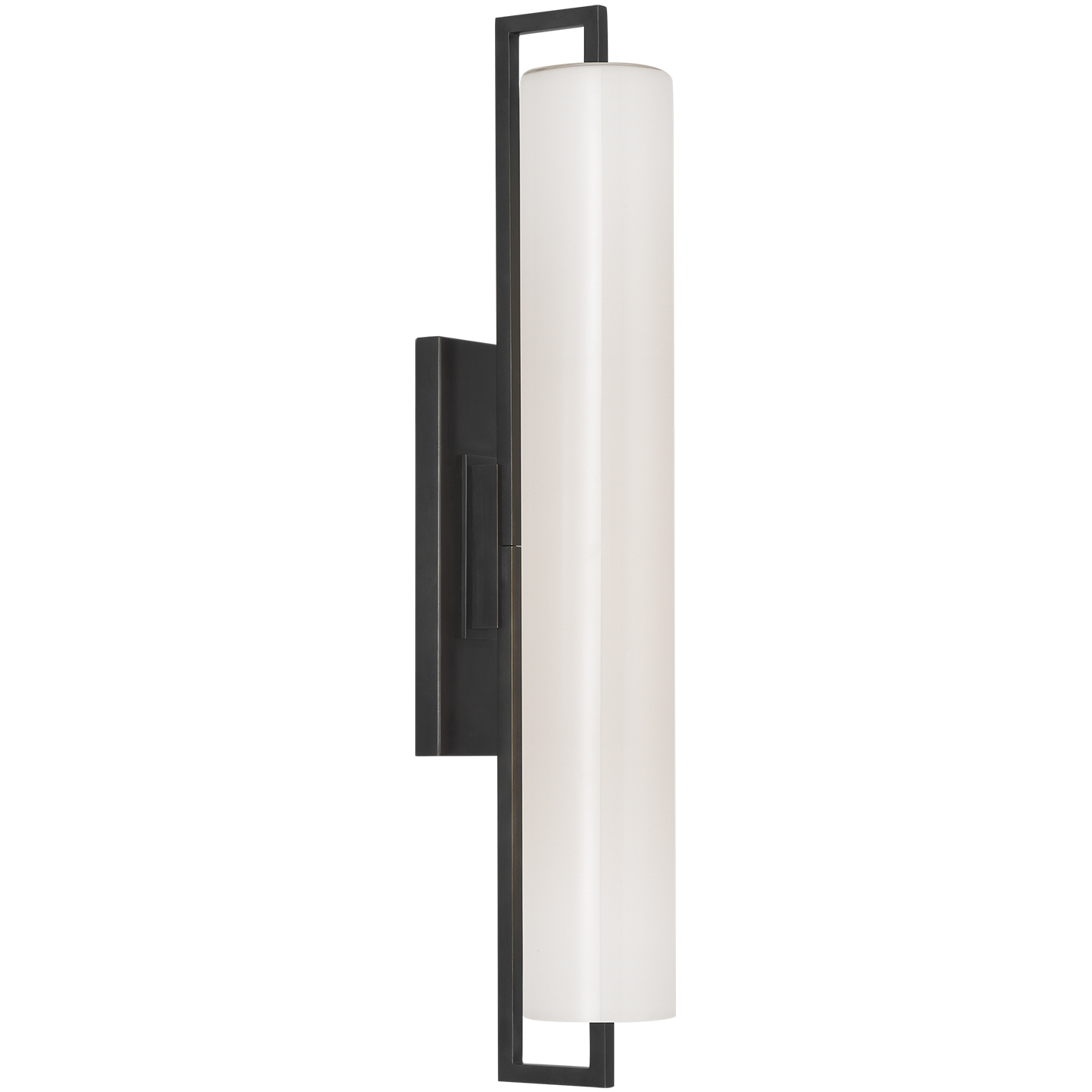 Ian K. Fowler Bowen LED 3 inch Bronze Linear Bath Sconce Wall Light