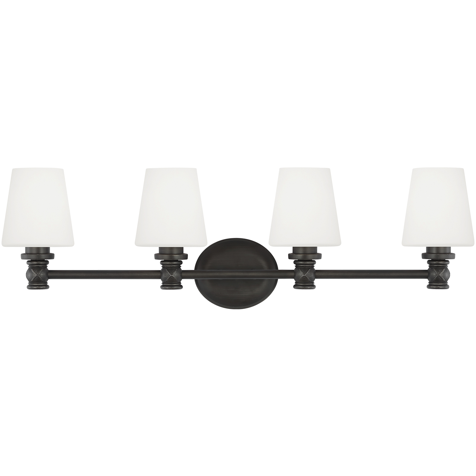 Sean Lavin Xavierre 4 Light 32.25 inch Aged Iron Wall Bath Vanity Wall Light