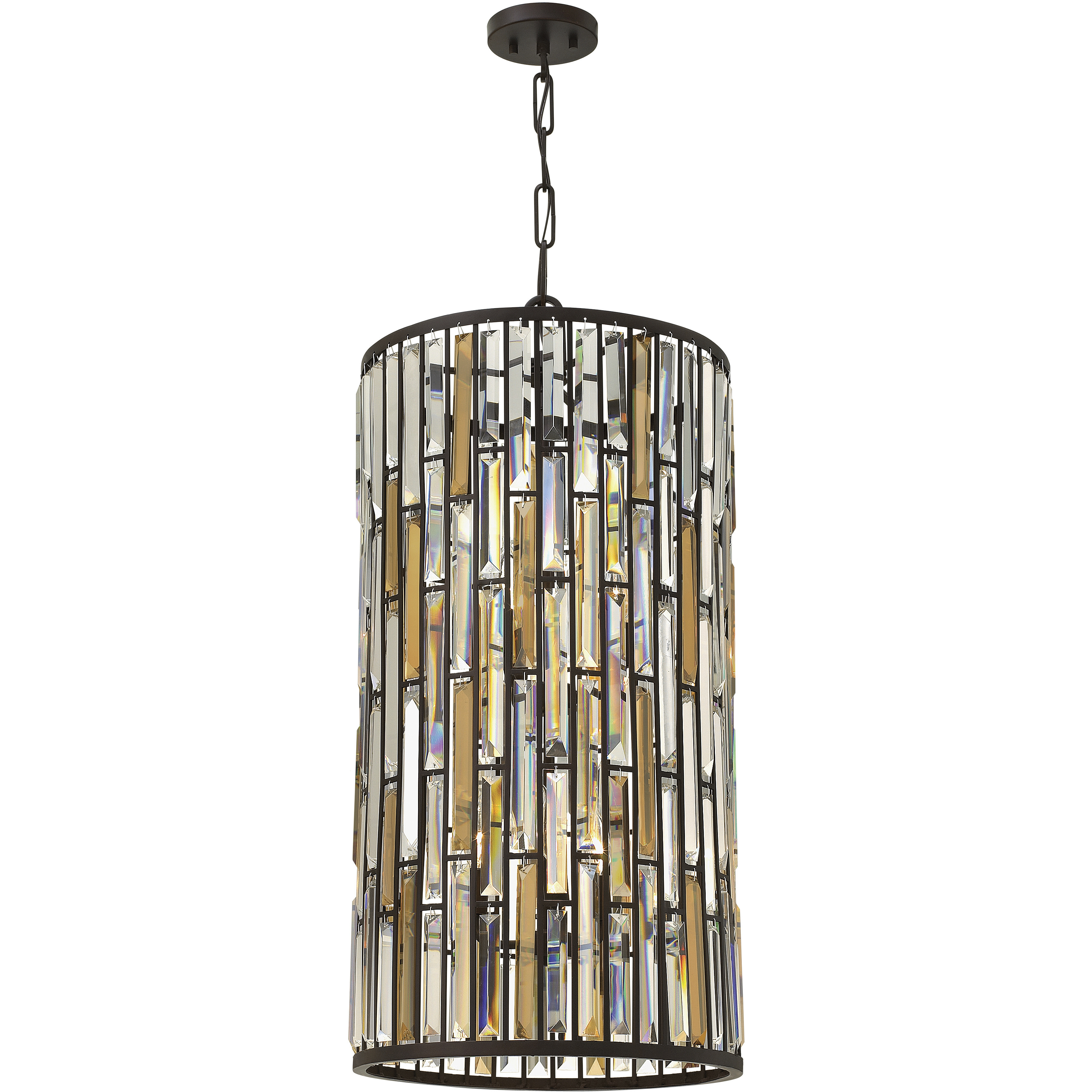 Gemma LED 16 inch Vintage Bronze Foyer Light Ceiling Light, Large