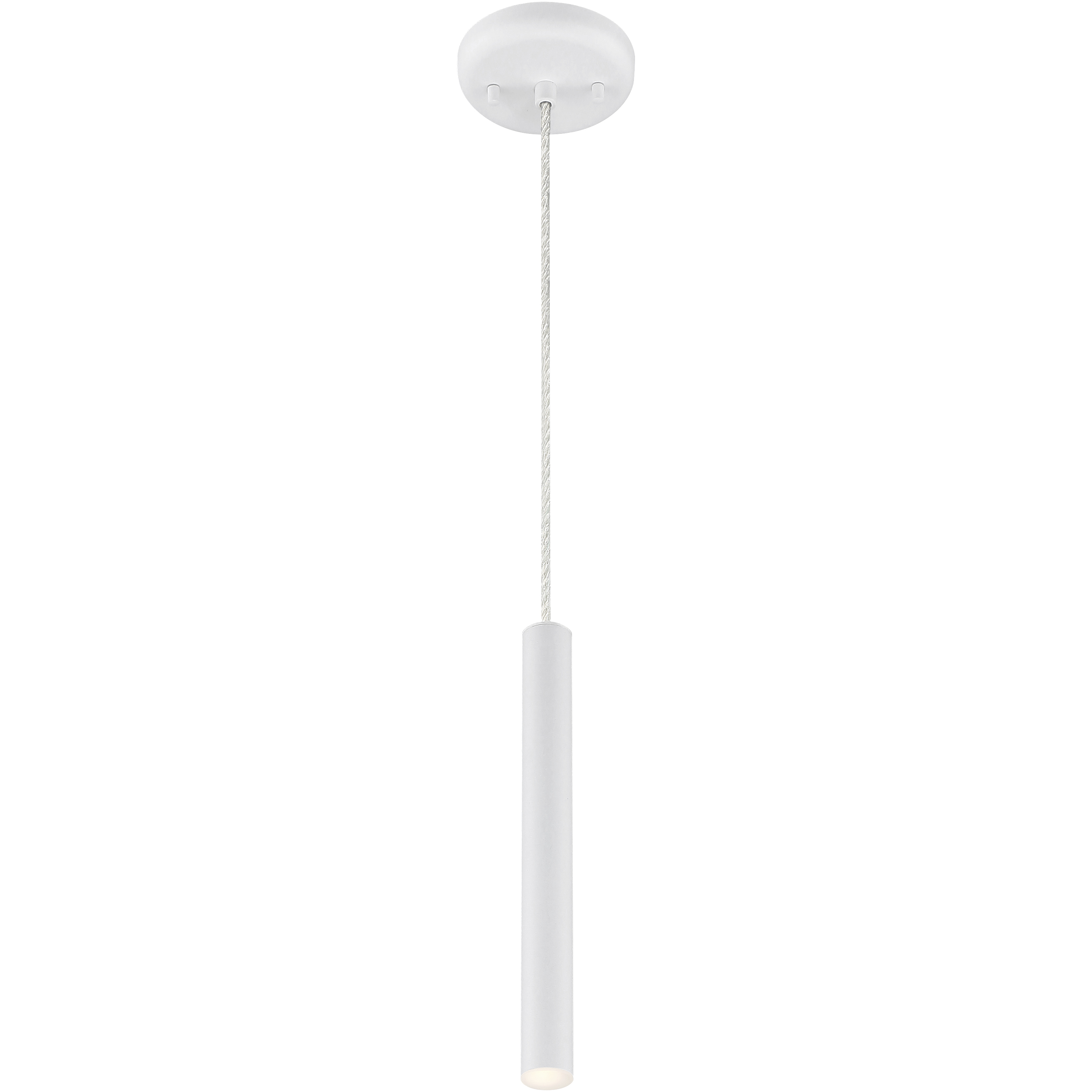 Forest LED 4.75 inch Matte White Pendant Ceiling Light in Matte White Steel