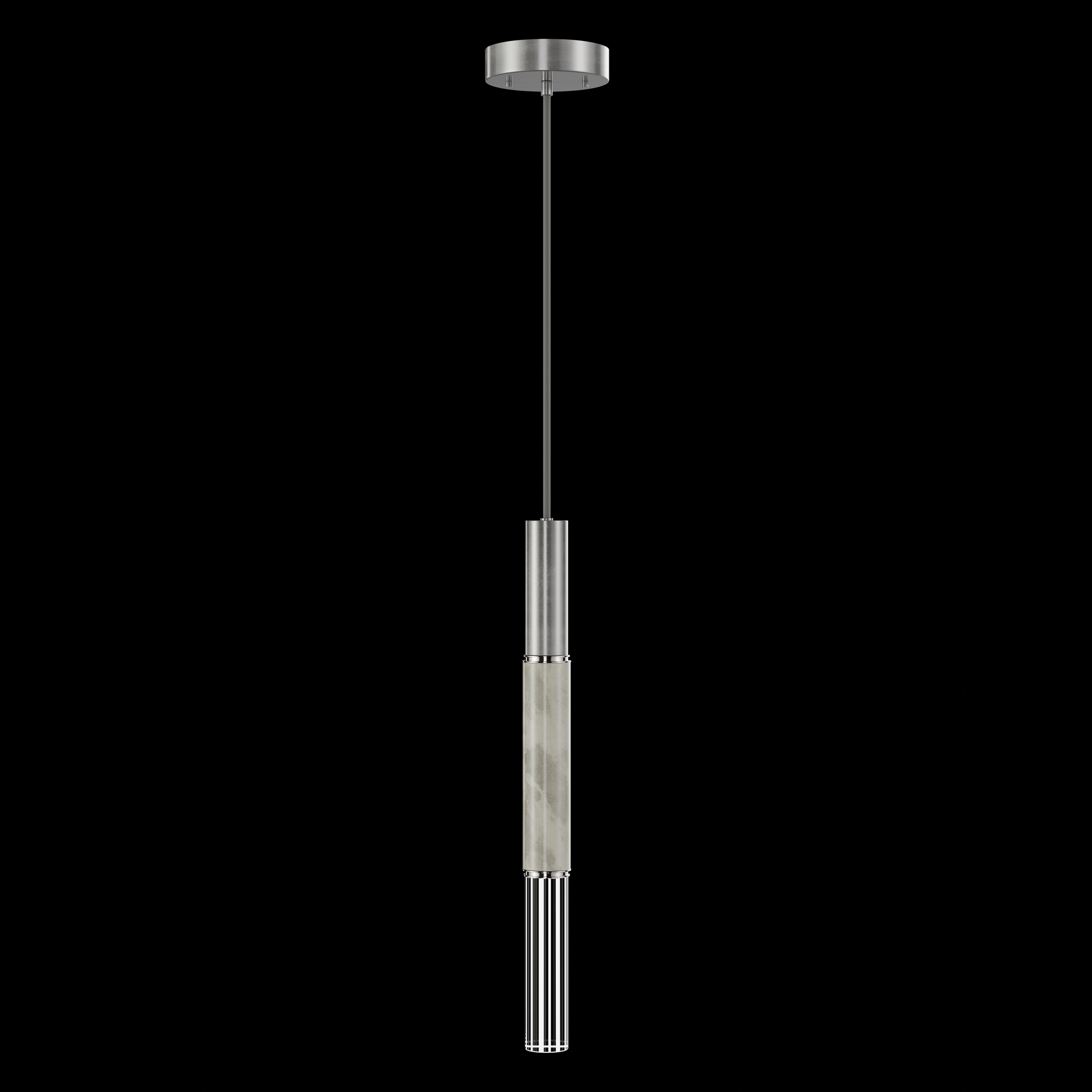 Antonia 1 Light 6.5 inch Silver Pendant Ceiling Light