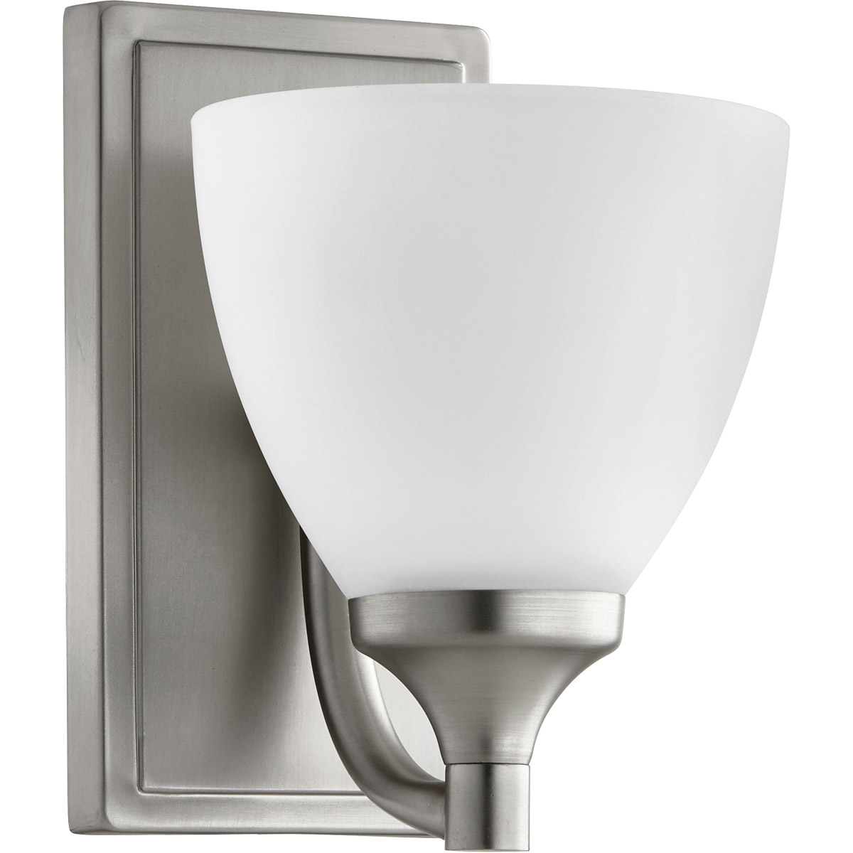Enclave 1 Light 5.5 inch Satin Nickel Wall Sconce Wall Light in Satin Opal