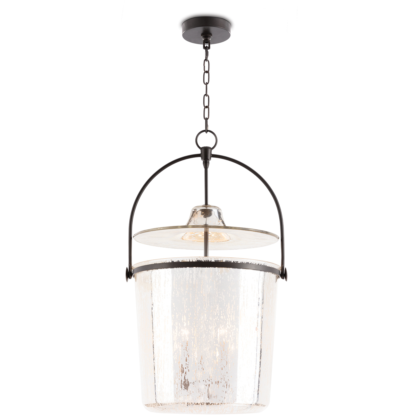 Emerson Bell Jar 3 Light 14 inch Oil Rubbed Bronze Pendant Ceiling Light, Small