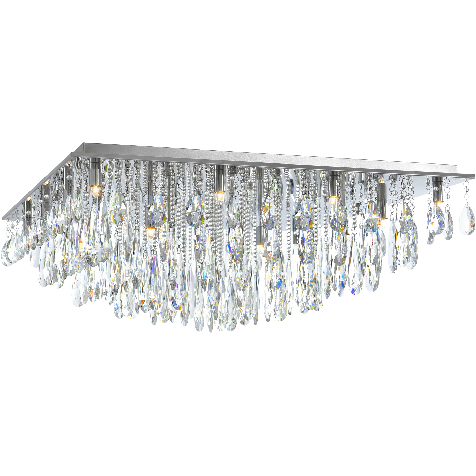Bianca 20 Light 32 inch Chrome Flush Mount Ceiling Light