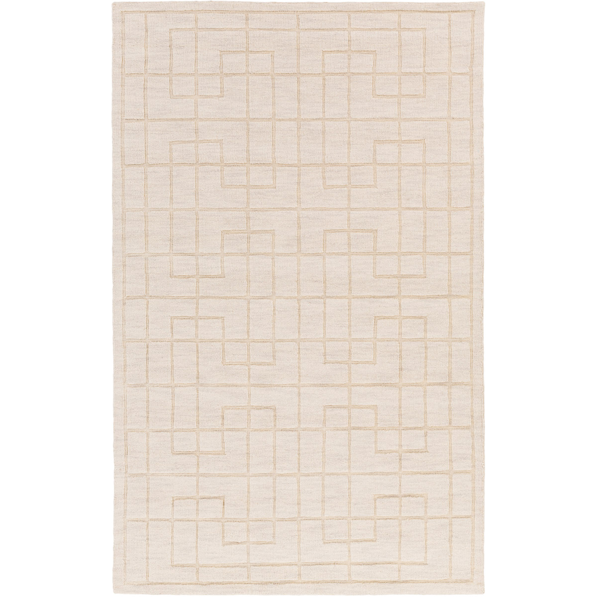 Mystique 96 X 60 inch Neutral Area Rug, Wool
