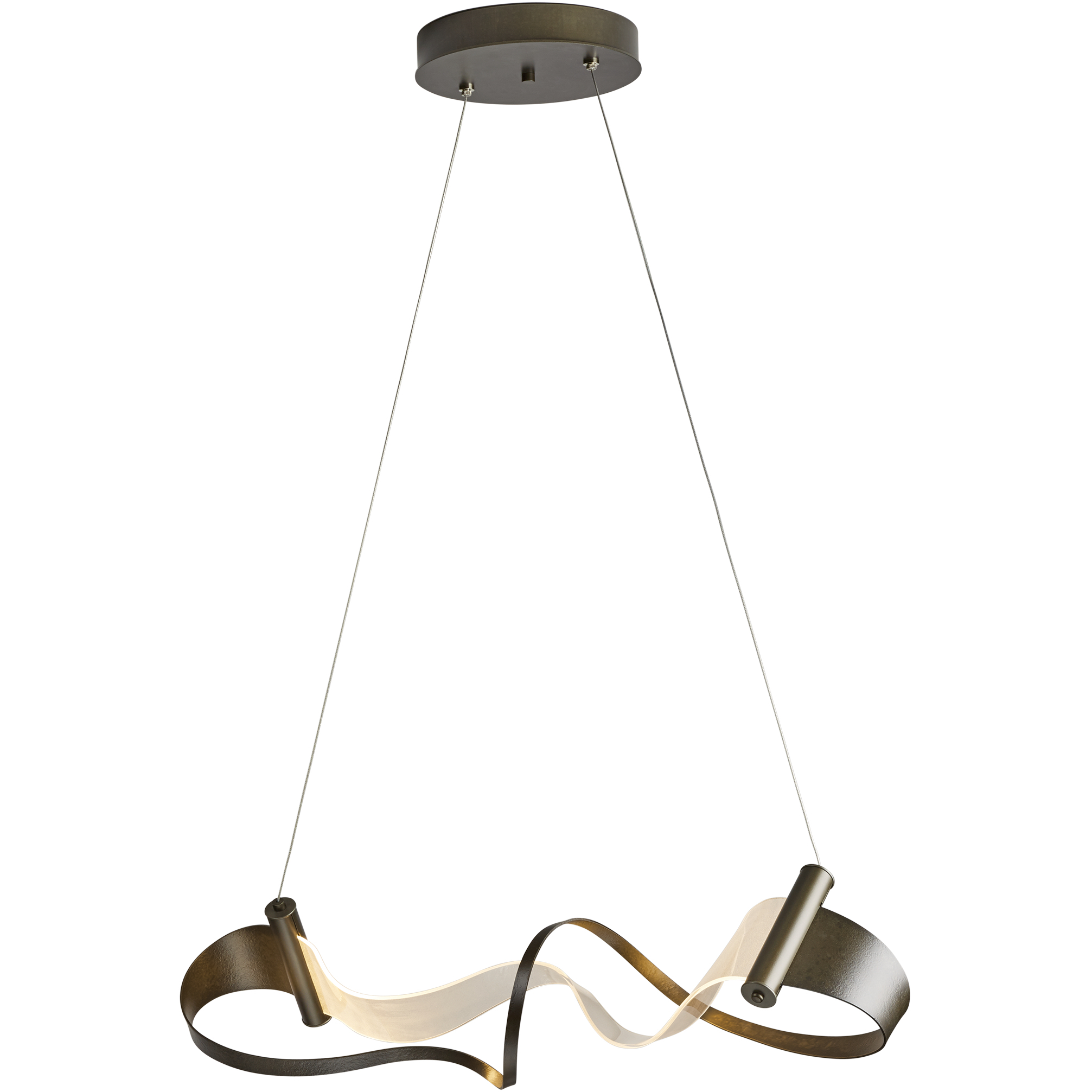 Zephyr LED 38.5 inch Dark Smoke Pendant Ceiling Light