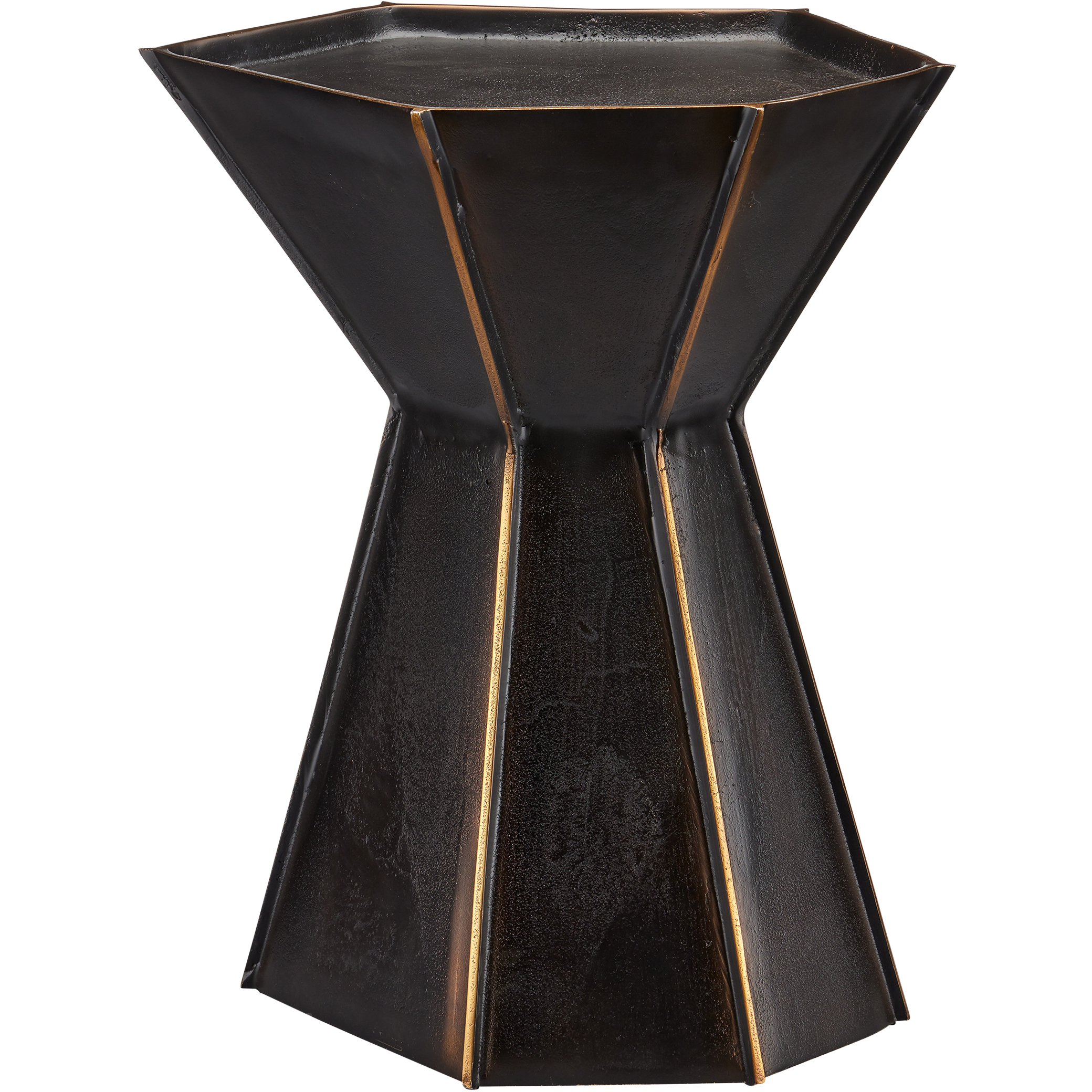 Merola 20.25 X 16.5 inch Bronze/Gold Accent Table