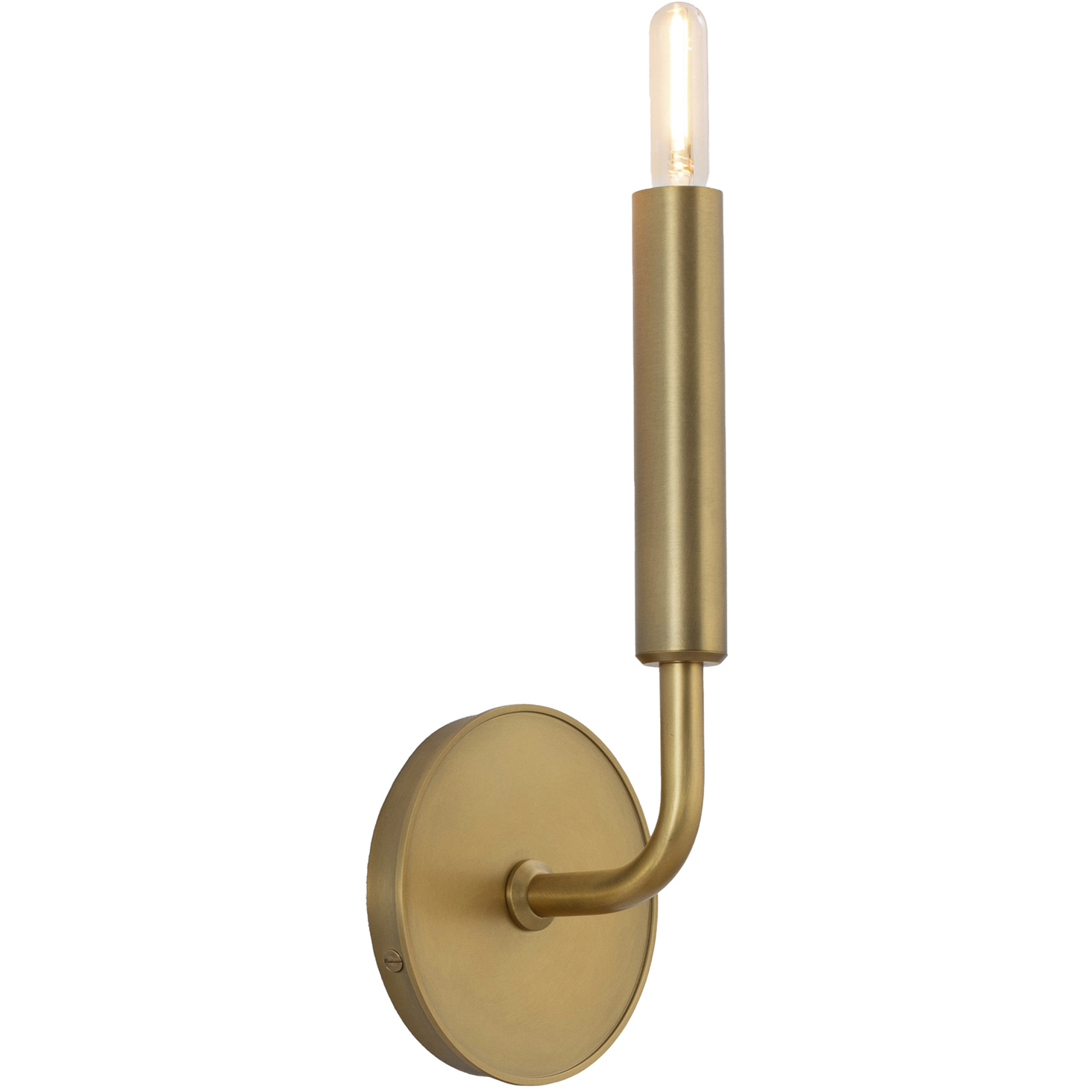 Mavisten Edition Carbonia LED 5.25 inch Lacquered Burnished Brass Wall Sconce Wall Light