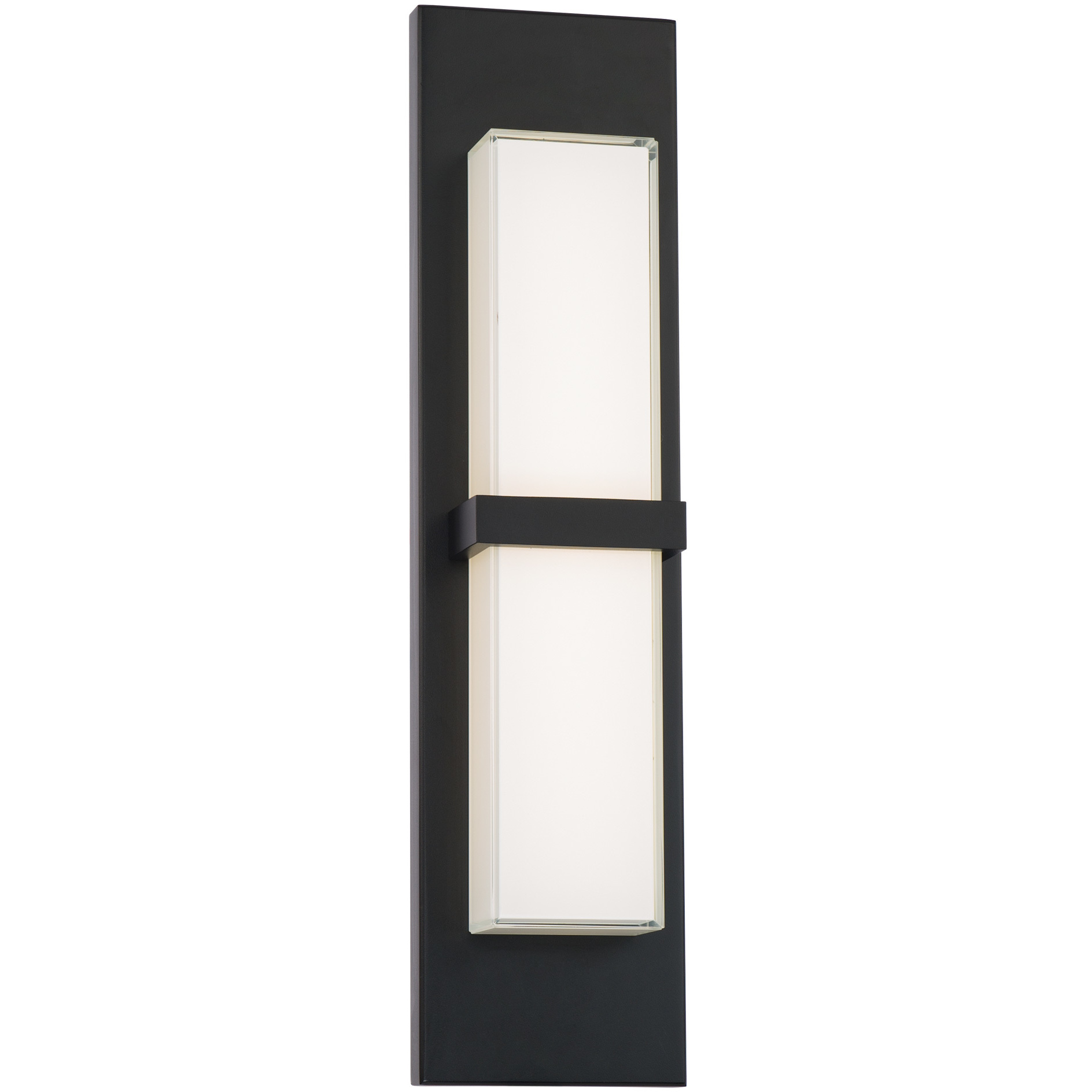 Bandeau LED 22 inch Black Outdoor Wall Light in 4000K, dweLED