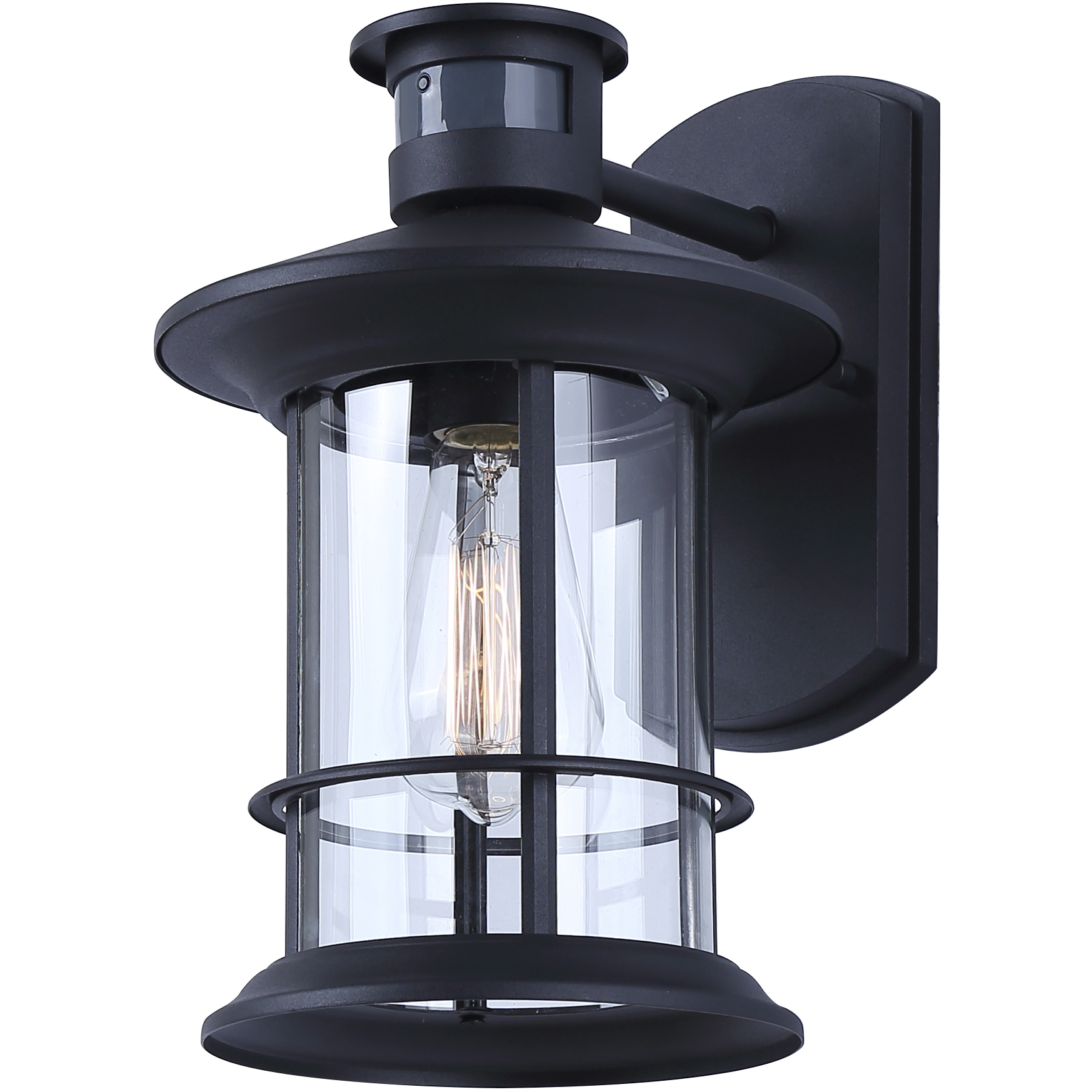Dakota 1 Light 12.5 inch Black Outdoor Wall Lantern