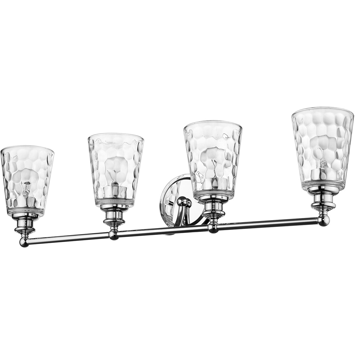 Mae 4 Light 32 inch Chrome Vanity Light Wall Light