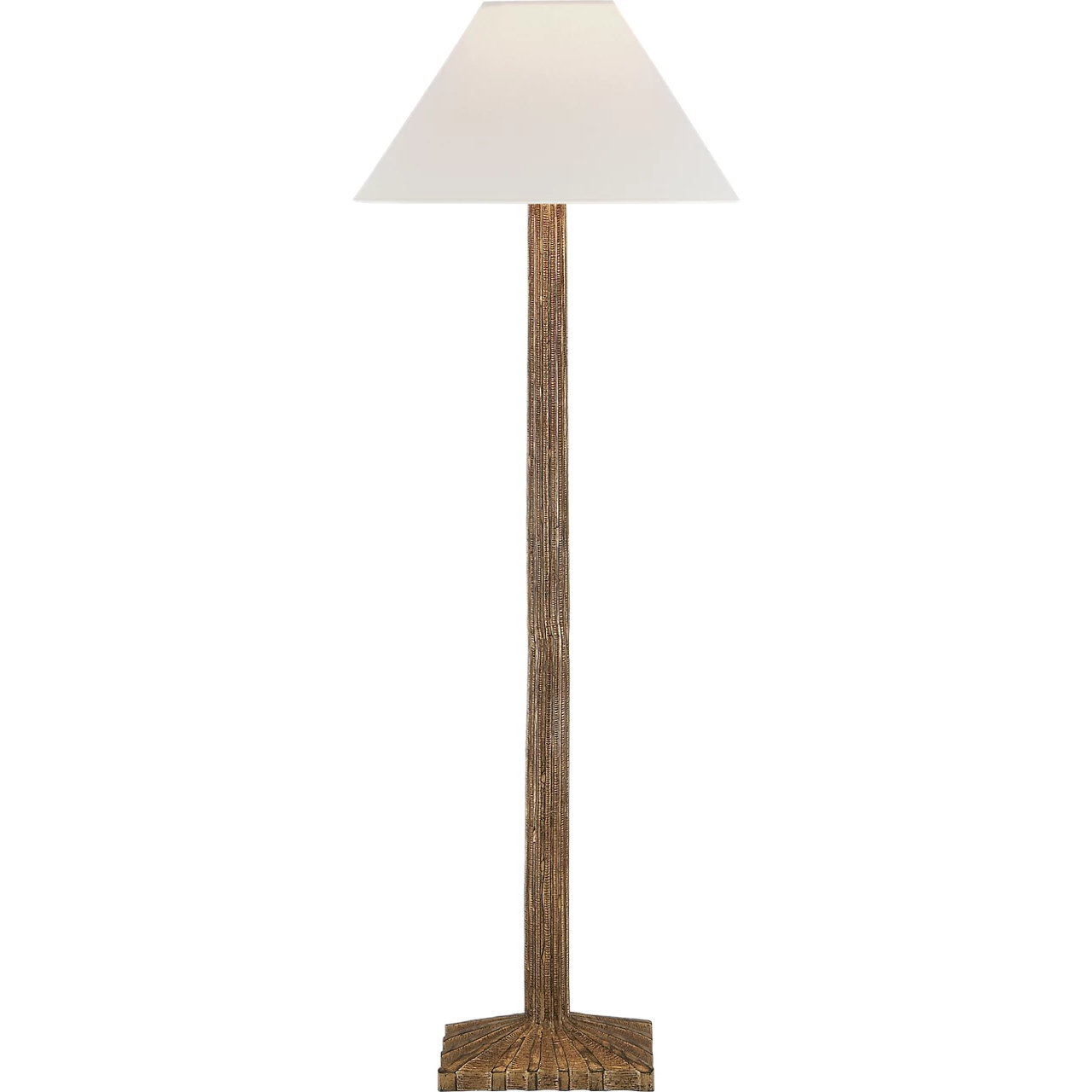 Chapman & Myers Strie 31.5 inch 60 watt Gilded Iron Buffet Lamp Portable Light in Linen