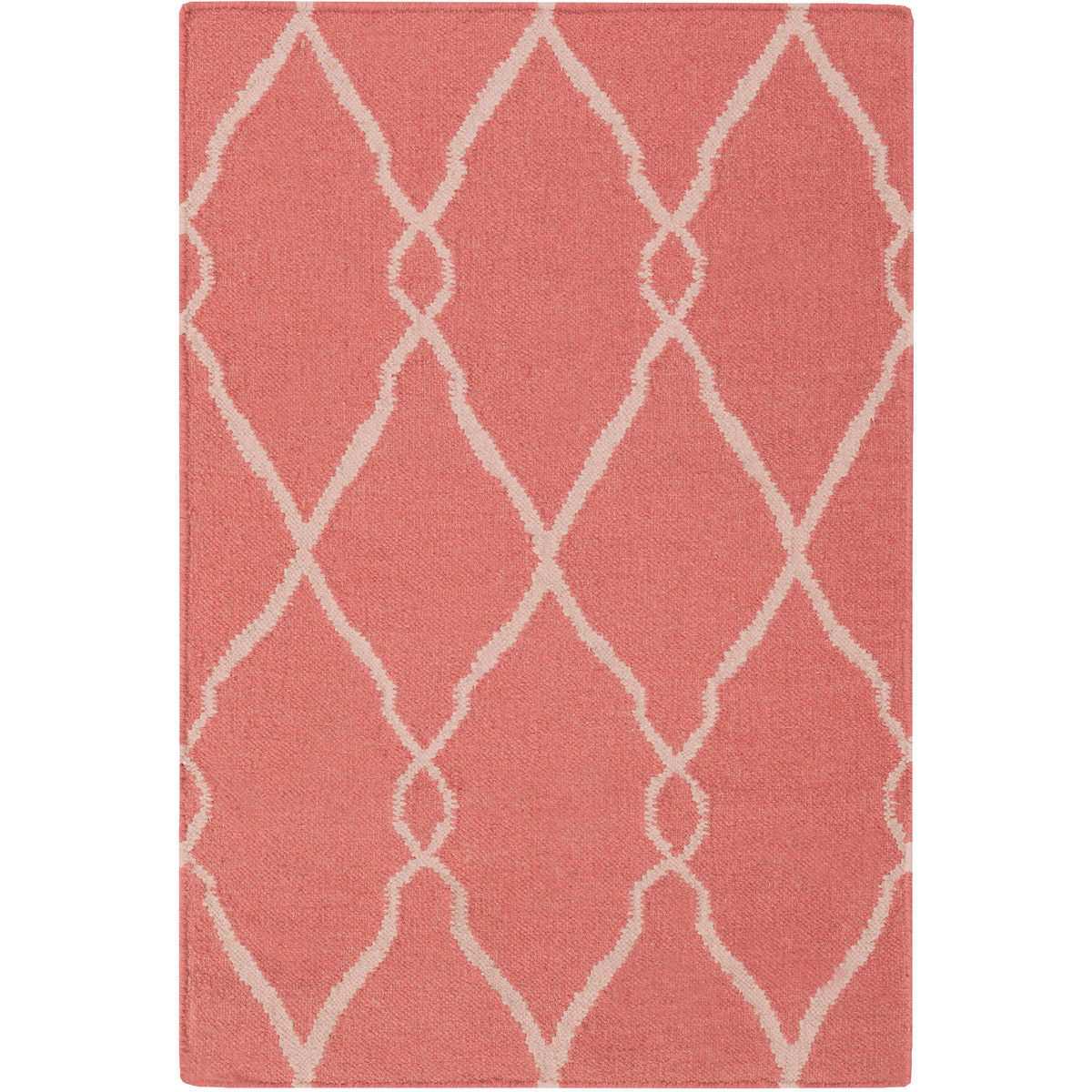 Fallon 36 X 24 inch Rose, Ivory Rug