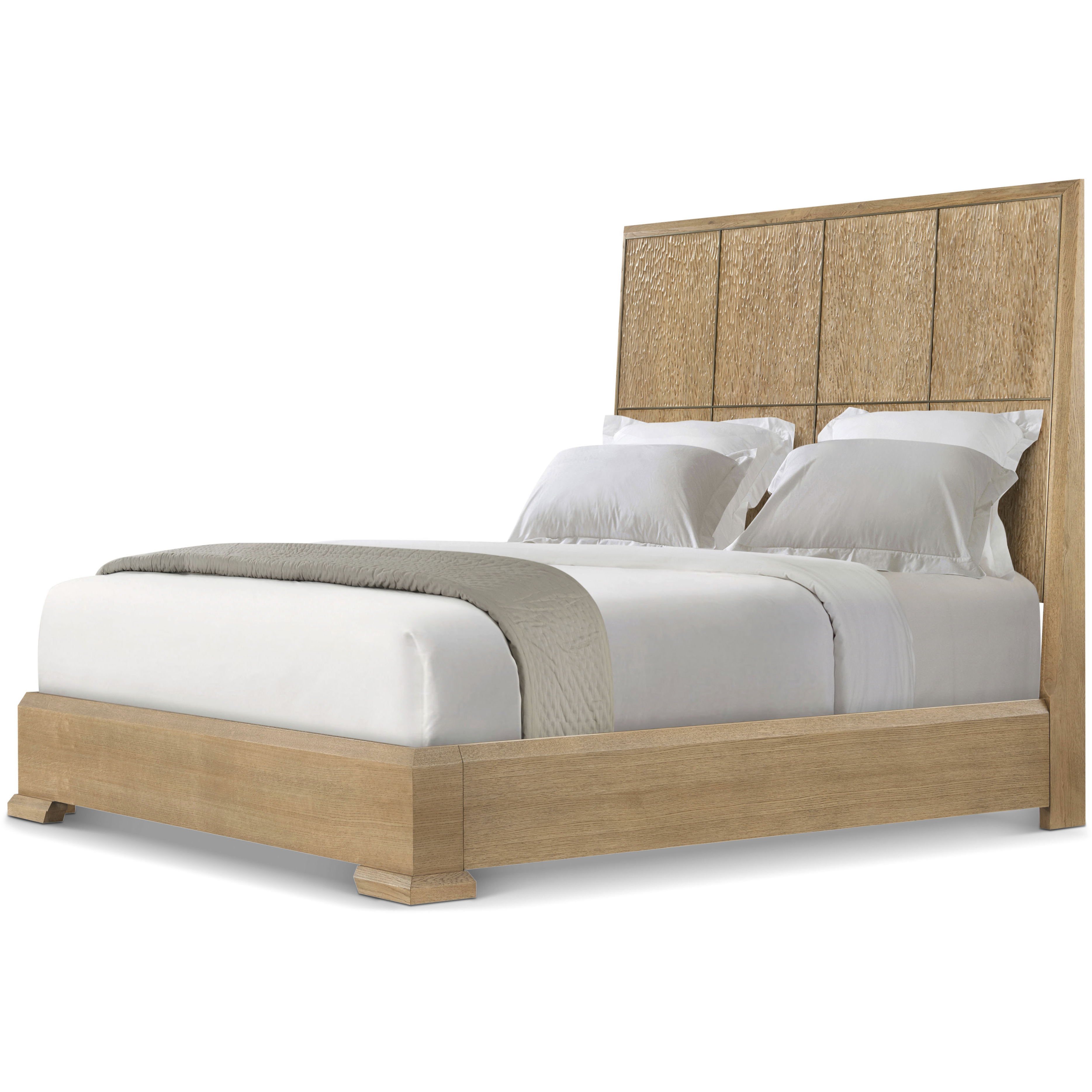 Essence Blonde US King Bed, Wooden