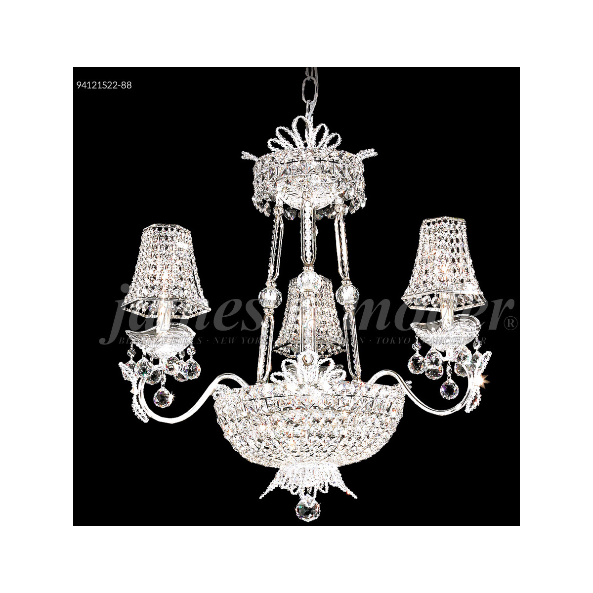 Princess 9 Light 25 inch Gold Crystal Chandelier Ceiling Light