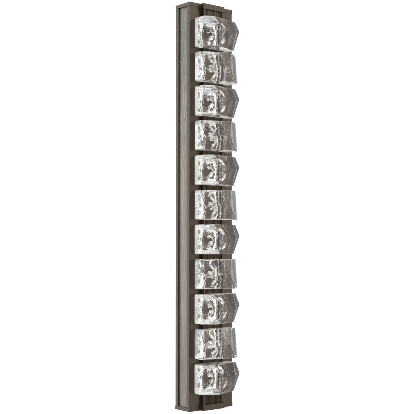 Tessera LED 5.1 inch Flat Bronze with Ash Sconce Wall Light