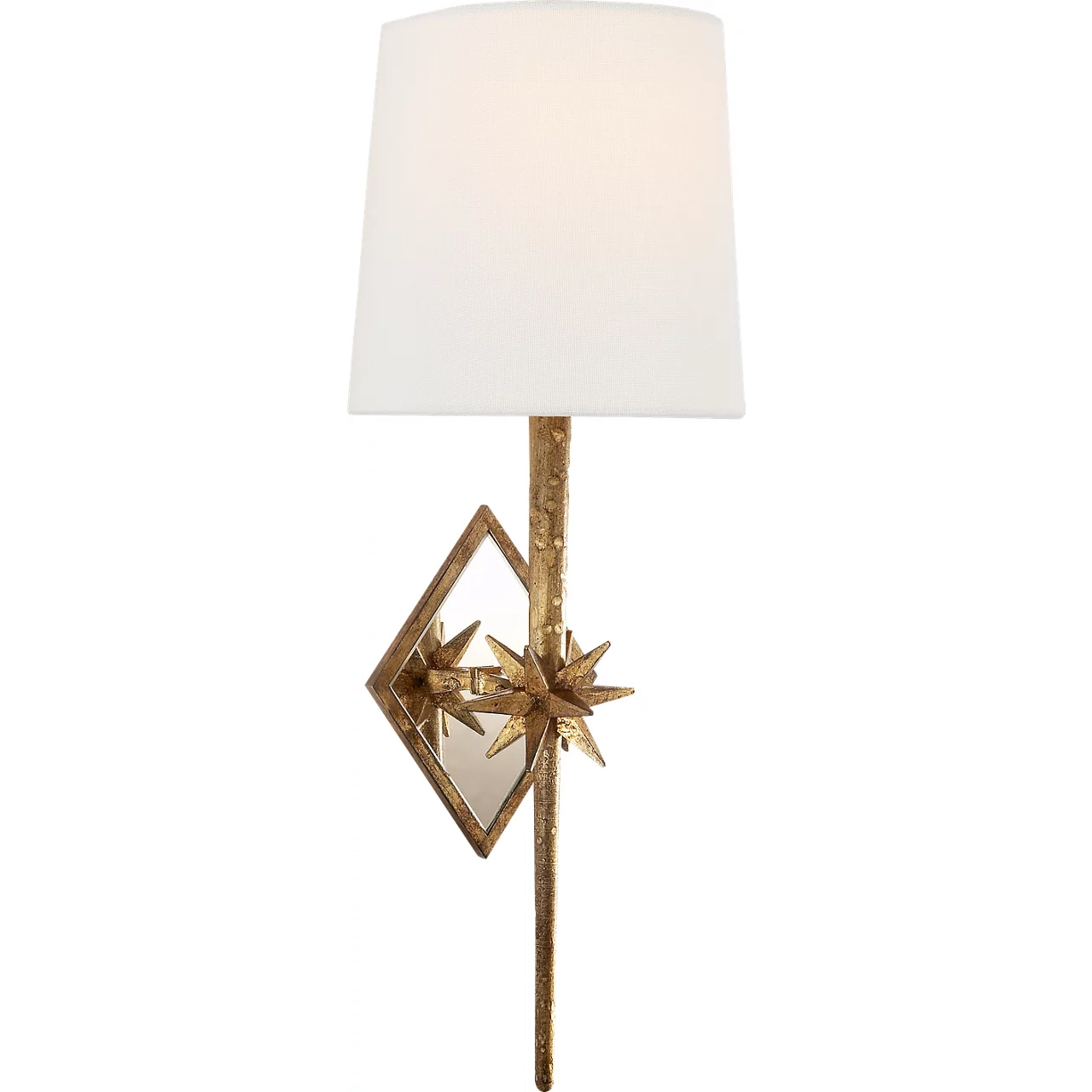 Ian K. Fowler Etoile 1 Light 5.25 inch Gilded Iron Sconce Wall Light in Linen