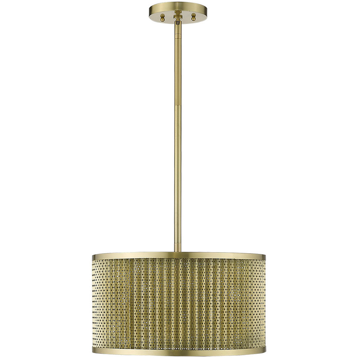 Basetti 4 Light 15 inch Gold Convertible Pendant Ceiling Light